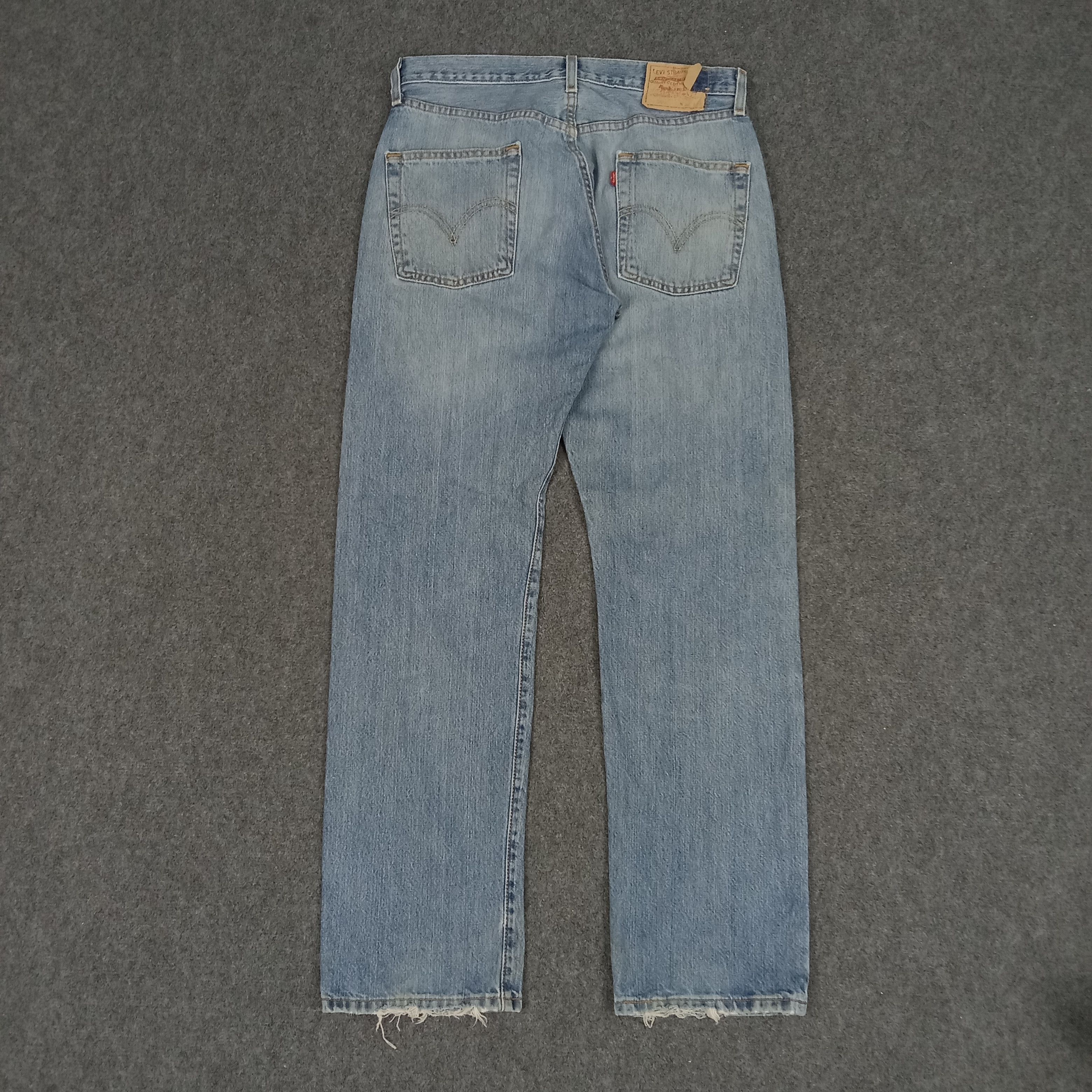 Levi's × Vintage Levi's American Style Distressed Grunge Denim Jeans Size US 32 / EU 48 - 4 Thumbnail