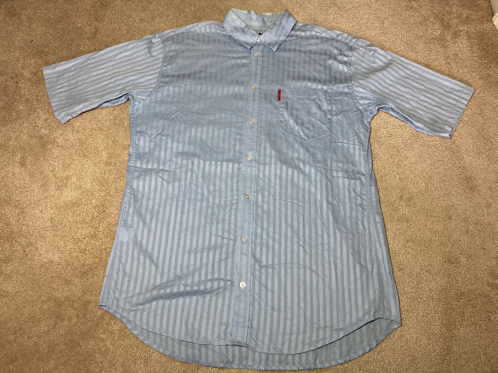 Martine Rose SS18 Martine Rose Great Idea Button Up Striped Blue XS 2018 Size US XS / EU 42 / 0 - 2 Thumbnail