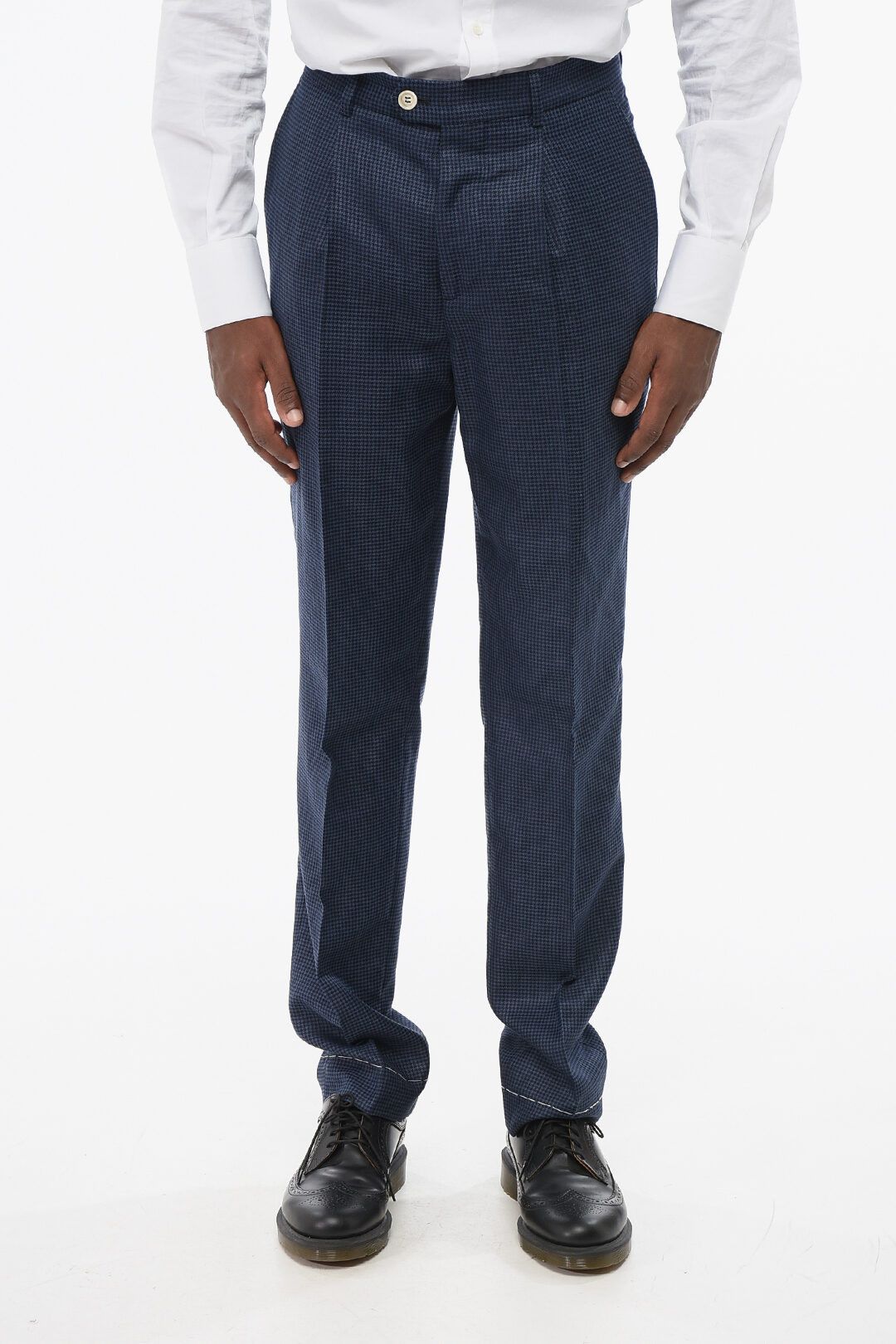 Brunello Cucinelli og1mm0725 Wool Blend Double-breasted Suit in Blue Size US XL / EU 56 / 4 - 6 Thumbnail