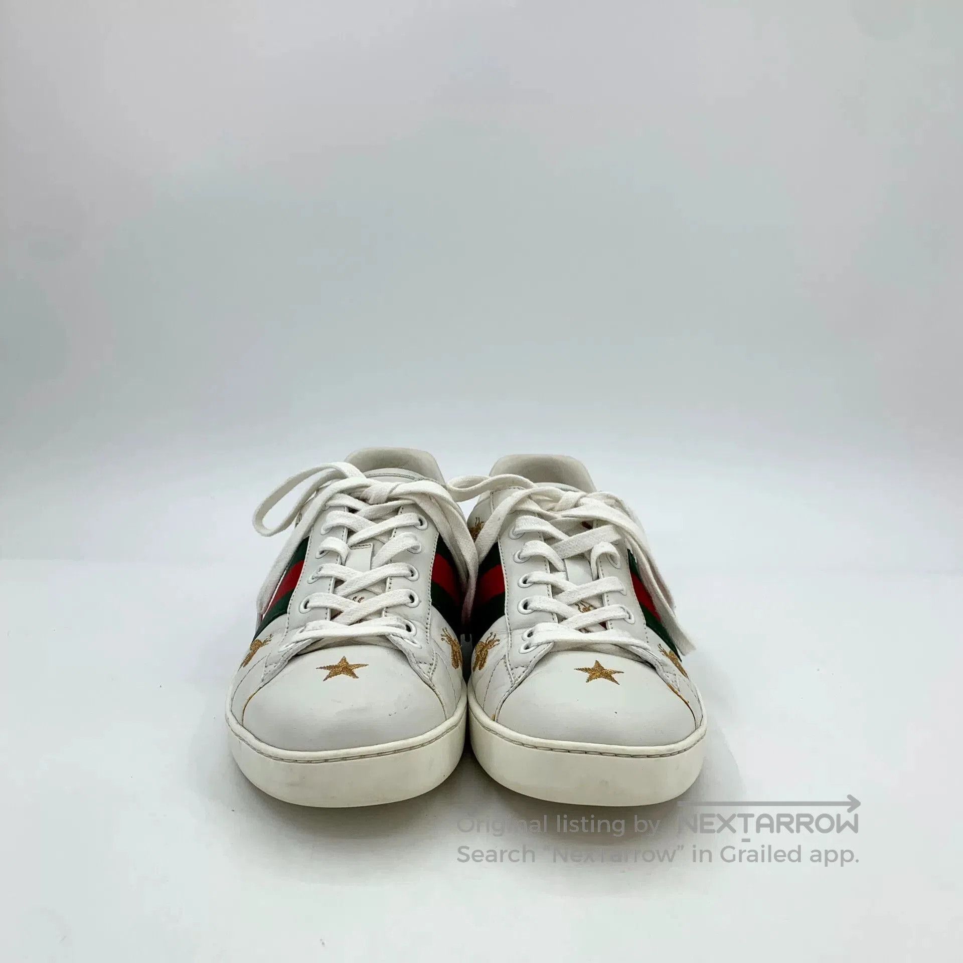Gucci Gucci Ace White Bee Embroidery Sneakers. Size US 8 / EU 41 - 3 Thumbnail