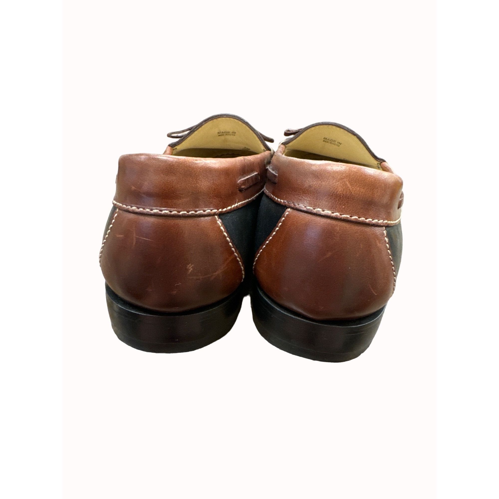 Cole Haan Cole Haan men’s brown leather tassel slip on loafer shoes 9D Size US 9 / EU 42 - 6 Thumbnail
