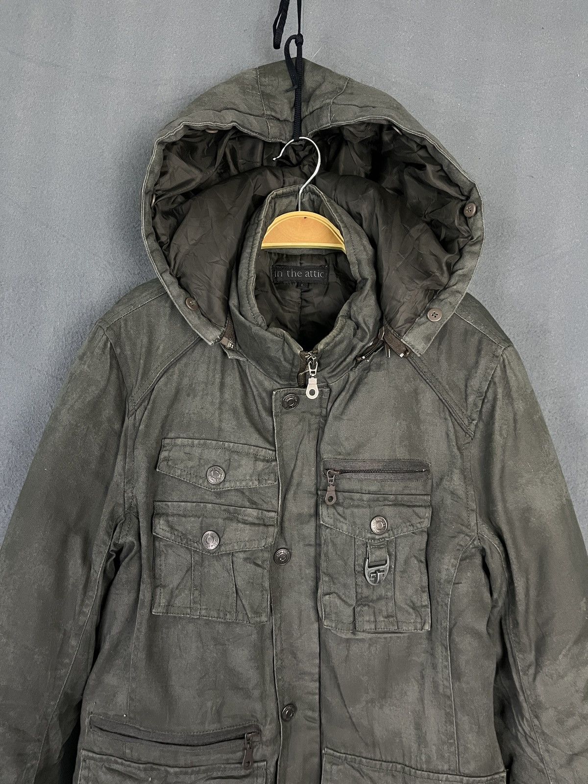 14th Addiction In The Attic Military Bondage Bono Jacket Tactical Biker Size US S / EU 44-46 / 1 - 3 Thumbnail