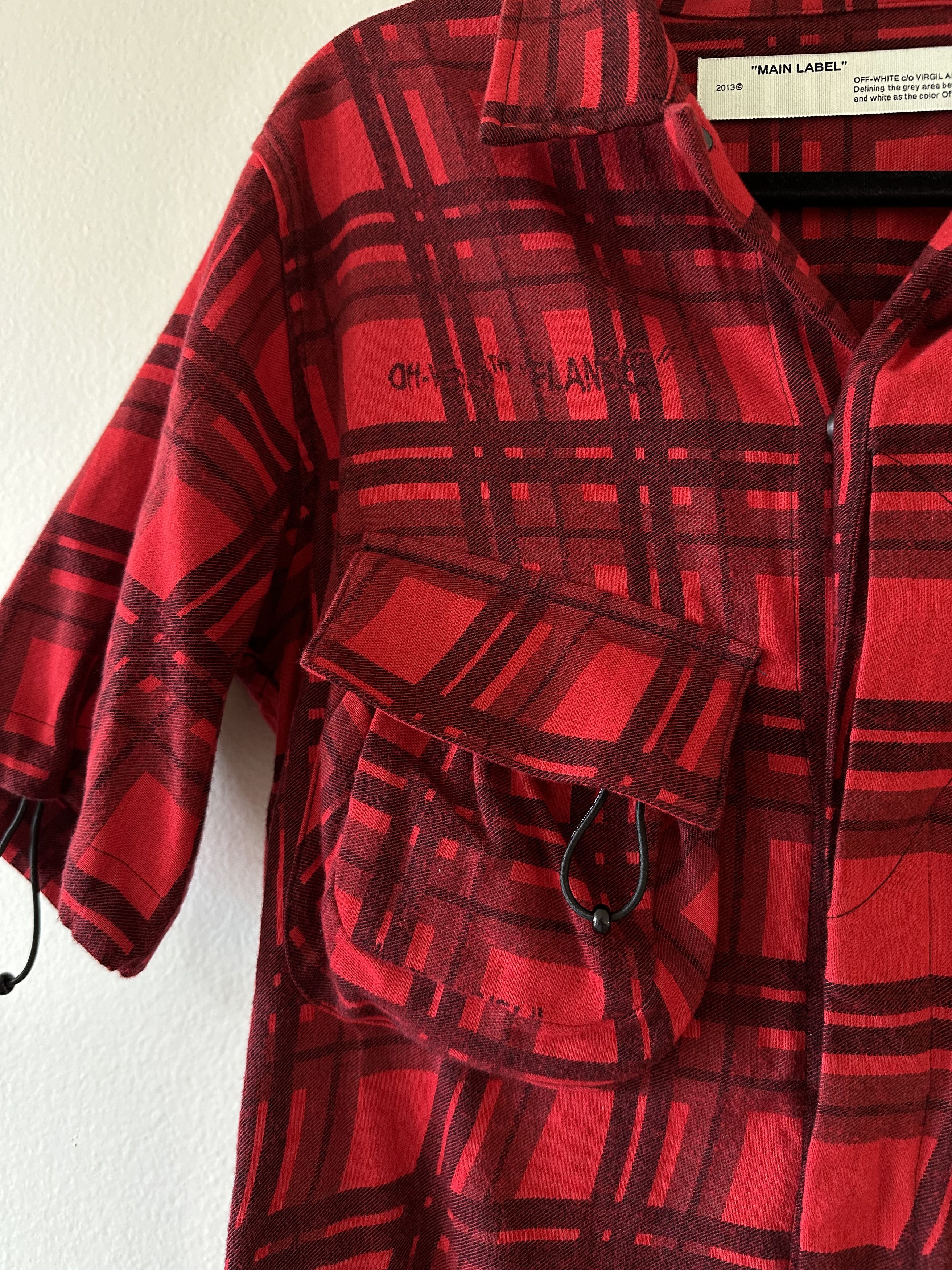 Off-White Off-White 'Modern' Camp Collar Short Sleeve Button Up Shirt Size US S / EU 44-46 / 1 - 2 Thumbnail