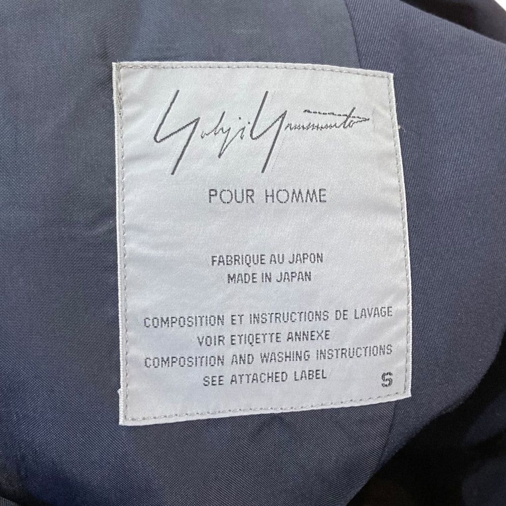 Yohji Yamamoto Yohji Yamamoto pour homme 96AW Samue Jacket Tailored Jacket Size US S / EU 44-46 / 1 - 7 Thumbnail