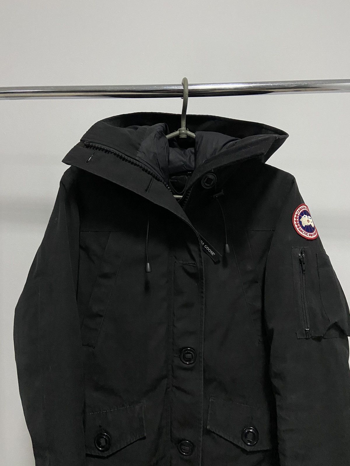 Canada Goose × Vintage Canada Goose Montebello Jacket Hood Vintage Puffer Size S / US 4 / IT 40 - 2 Thumbnail