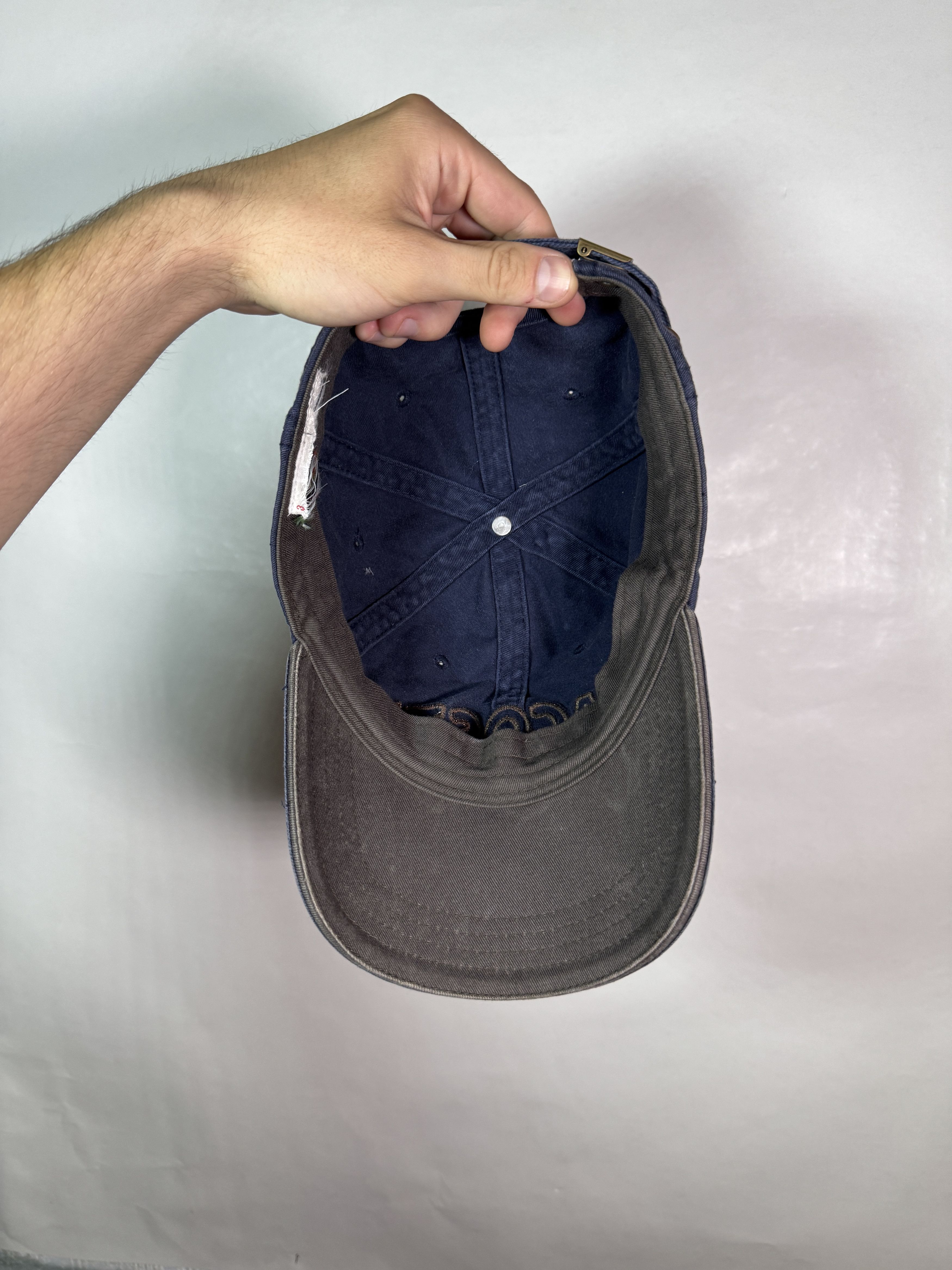 Lacoste Vintage Lacoste Cap Big Logo Faded Blue Cap Size ONE SIZE - 5 Thumbnail
