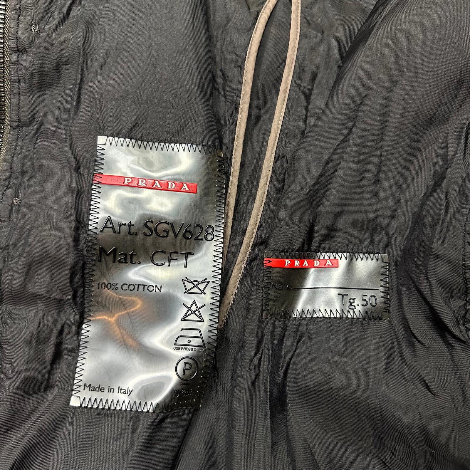 Prada Prada Sport 2003 Cotton Bondage Cargo Field Jacket IT50 M/L Size US L / EU 52-54 / 3 - 10 Thumbnail