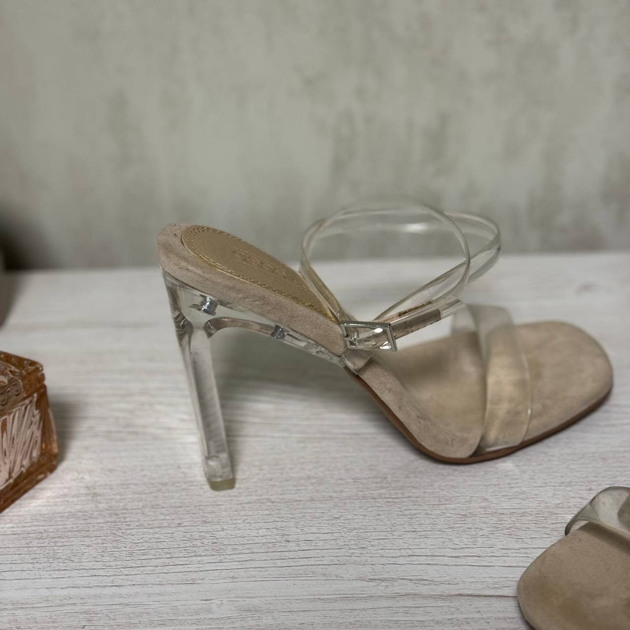 Asos ASOS women's beige heeled shoes, size 37 Size US 7 / IT 37 - 11 Thumbnail
