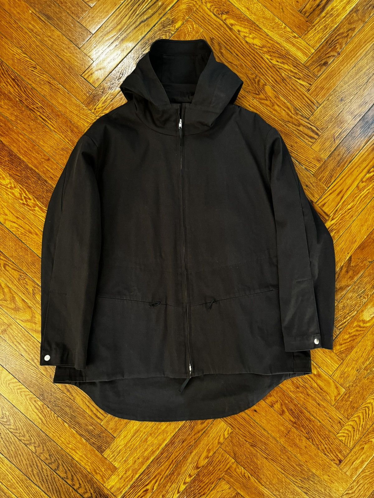 image of Kiko Kostadinov Kk 04 Shadow Gray Tactical Parka in Shadow Grey, Men's (Size Small)