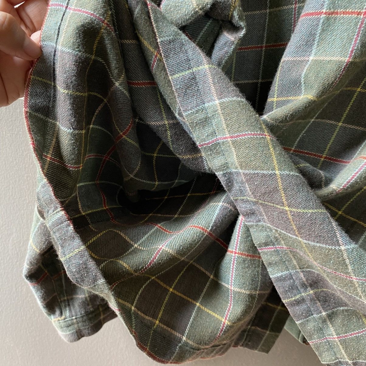 Dior Christian Dior Vintage Green Checkered Long Sleeve Shirt Size M / US 6-8 / IT 42-44 - 9 Thumbnail
