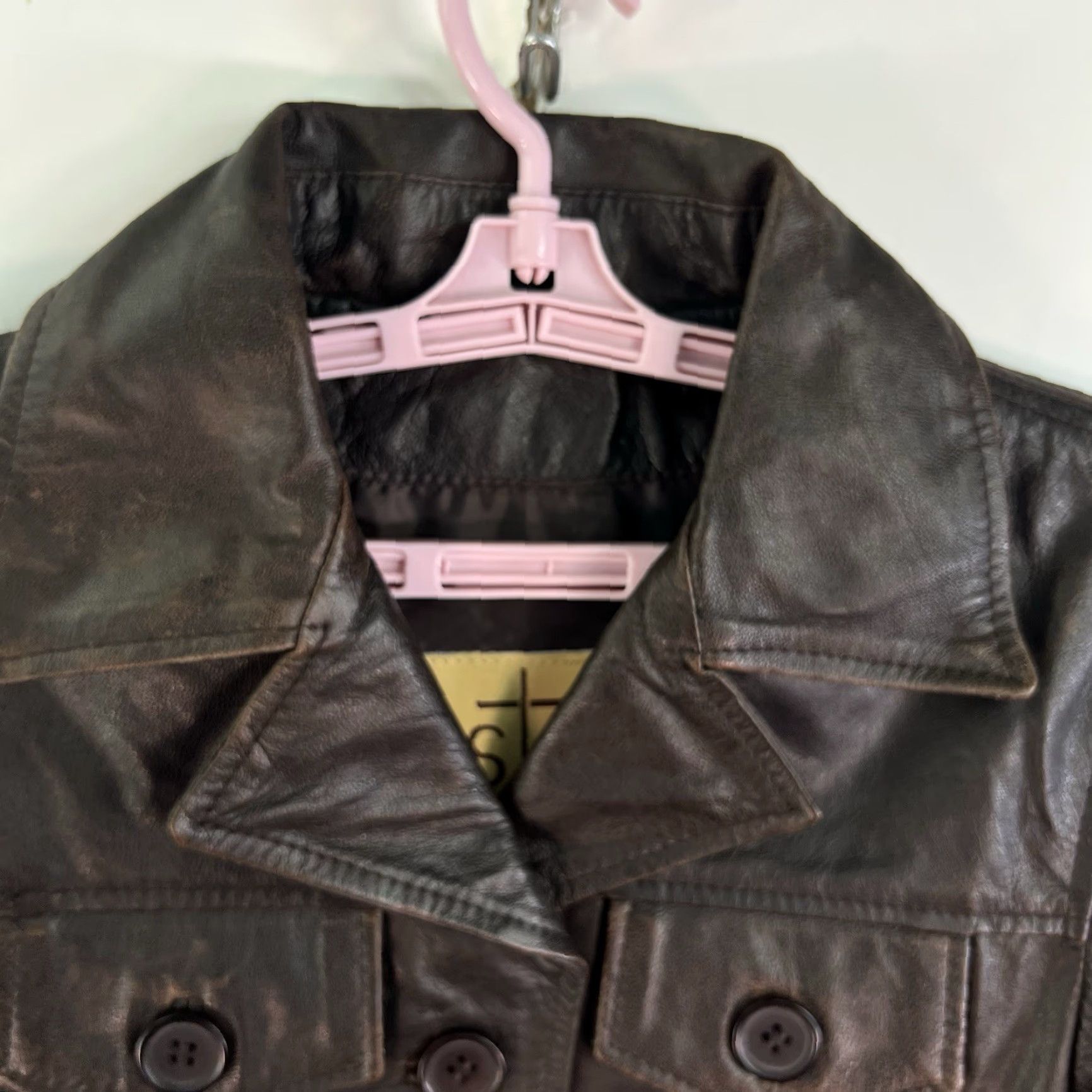 Vintage STS Ranch Wear Tell Texas Selah 100% Leather Jacket Womens XS Brown Jacket Womens XS Brown Western Classic Pockets Collared Vintage No (adjusted) Size XS / US 0-2 / IT 36-38 - 3 Thumbnail