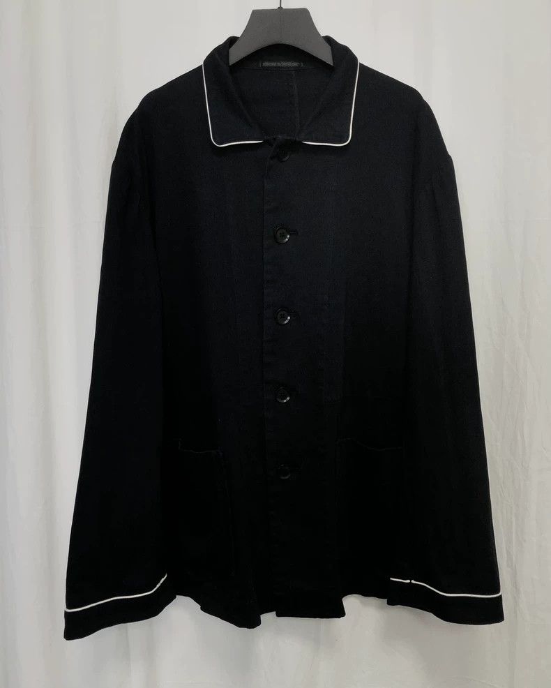 Yohji Yamamoto Yohji Yamamoto 03 SS white line jacket 2505-Nextarrow Size US L / EU 52-54 / 3 - 1 Thumbnail