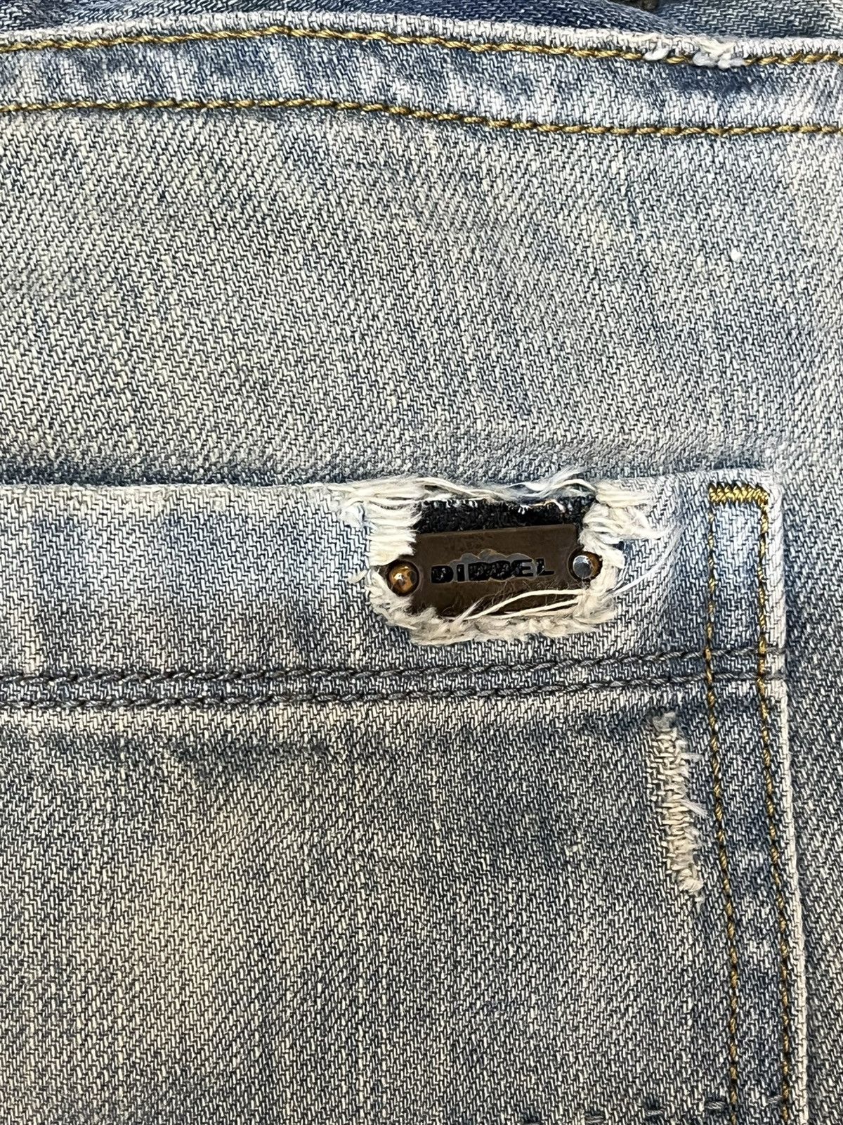 Diesel Vintage Diesel Bradon Mudwash Faded Distressed Denim Size US 32 / EU 48 - 10 Thumbnail