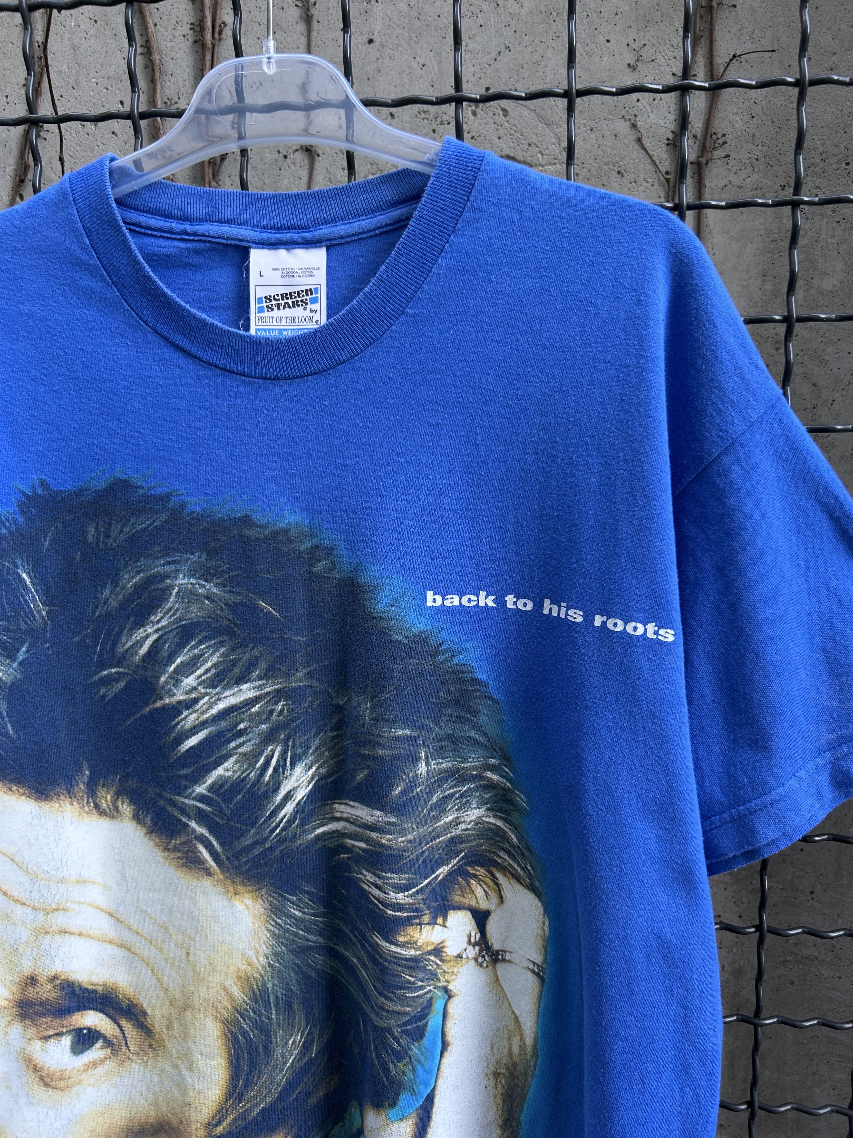 Band Tees Vintage 1998 Rod Stewart Back To His Roots Rock T-shirt Size US L / EU 52-54 / 3 - 4 Thumbnail