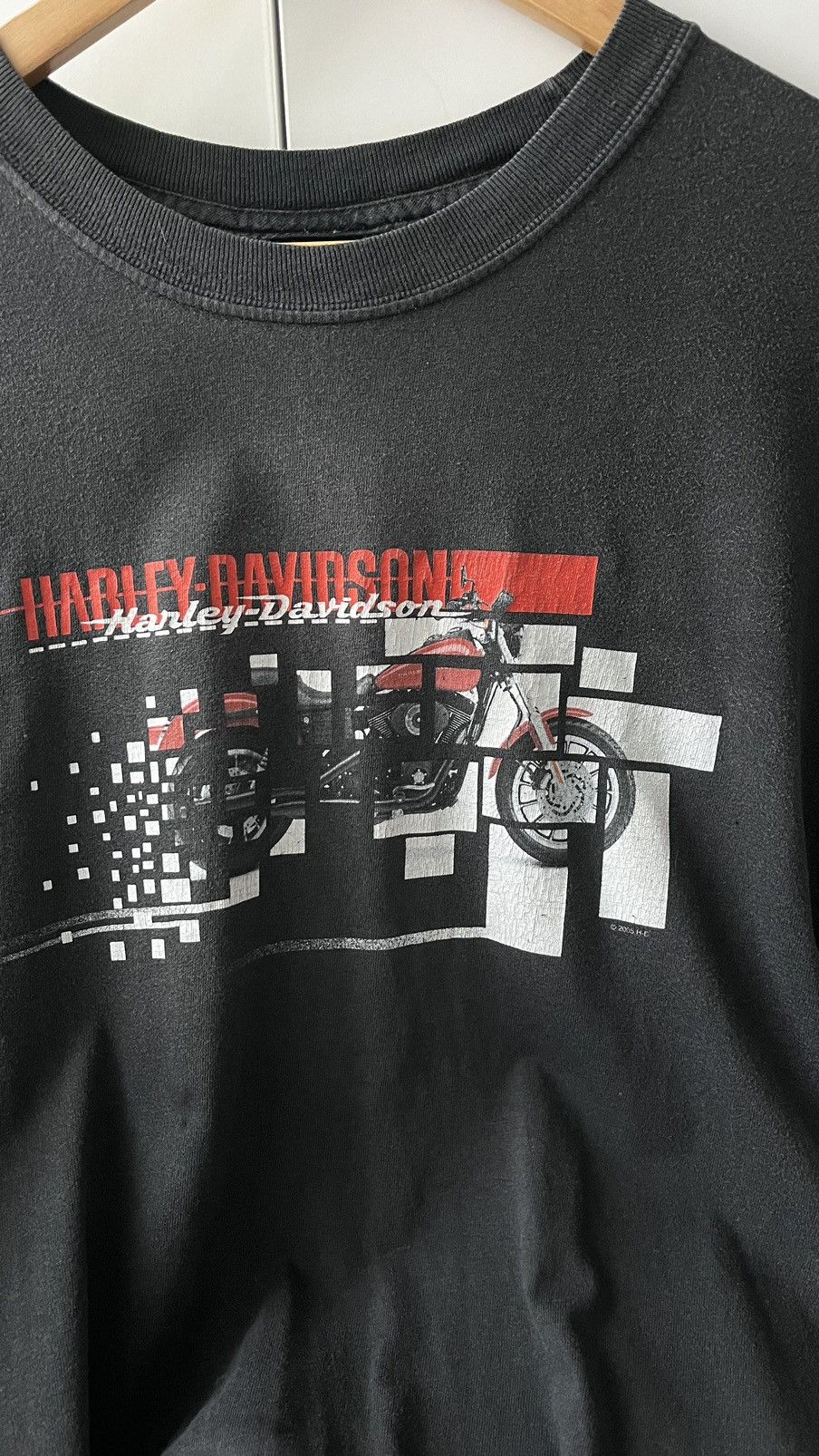Band Tees × Harley Davidson × Vintage Vintage Tee Harley Davidson 2005 Size US XL / EU 56 / 4 - 2 Thumbnail