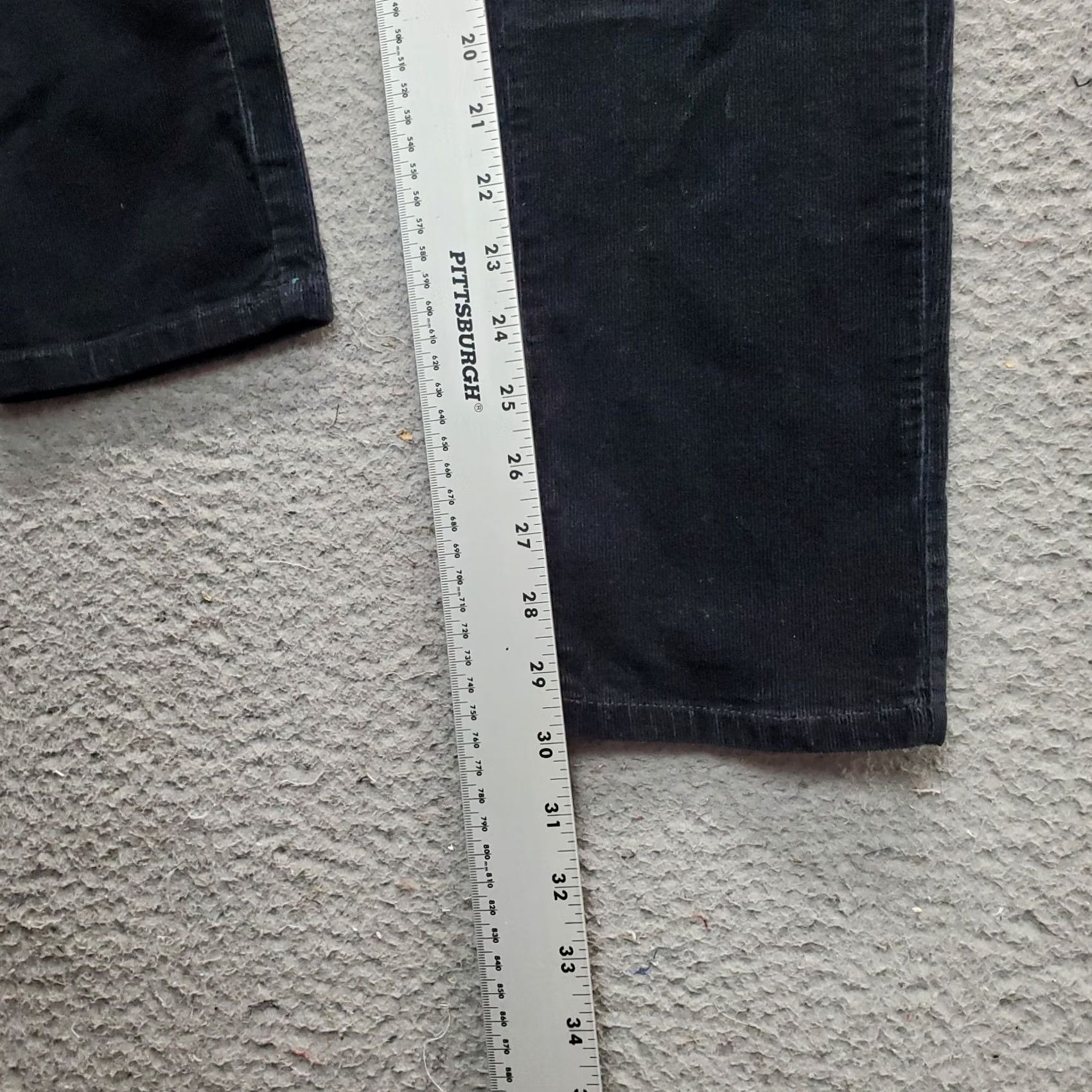Michael Kors Michael Kors Womens Pants Black Corduroy Modern Bohemian Stretch Straight Fit 4 Size 27" / US 4 / IT 40 - 4 Thumbnail