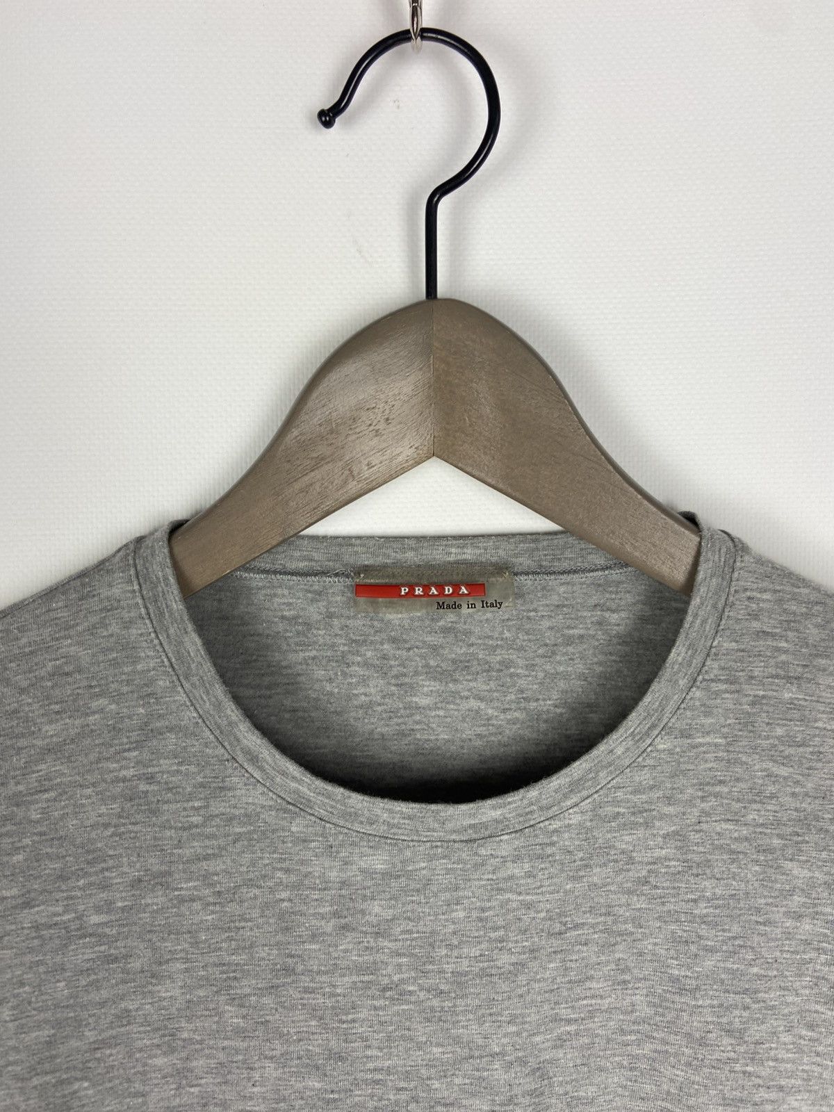 Prada Vintage PRADA Long Sleeve T-Shirt Blouse Red Tab Women's Size S / US 4 / IT 40 - 3 Thumbnail