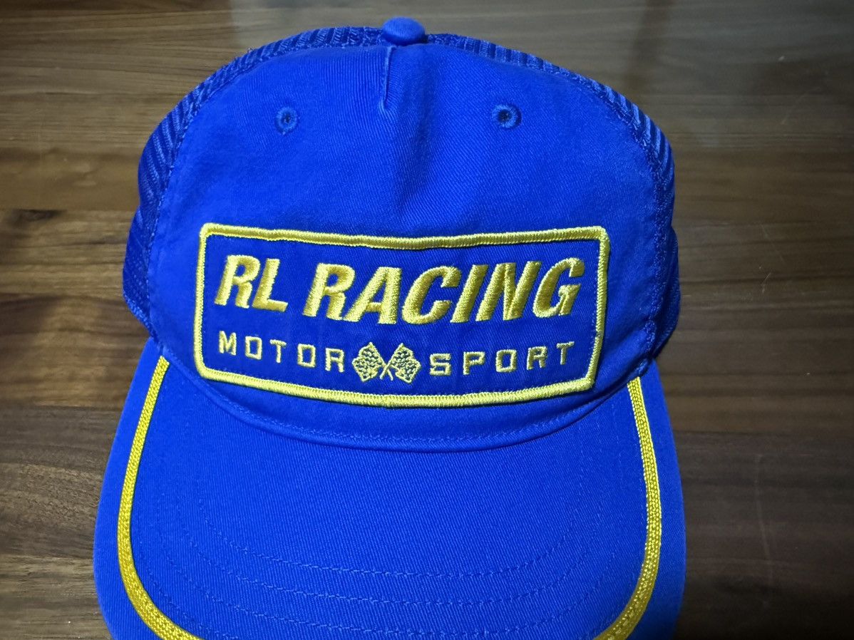 Polo Ralph Lauren Polo Ralph Lauren RL Racing Logo Patch Twill Ball Cap Blue Size ONE SIZE - 5 Thumbnail