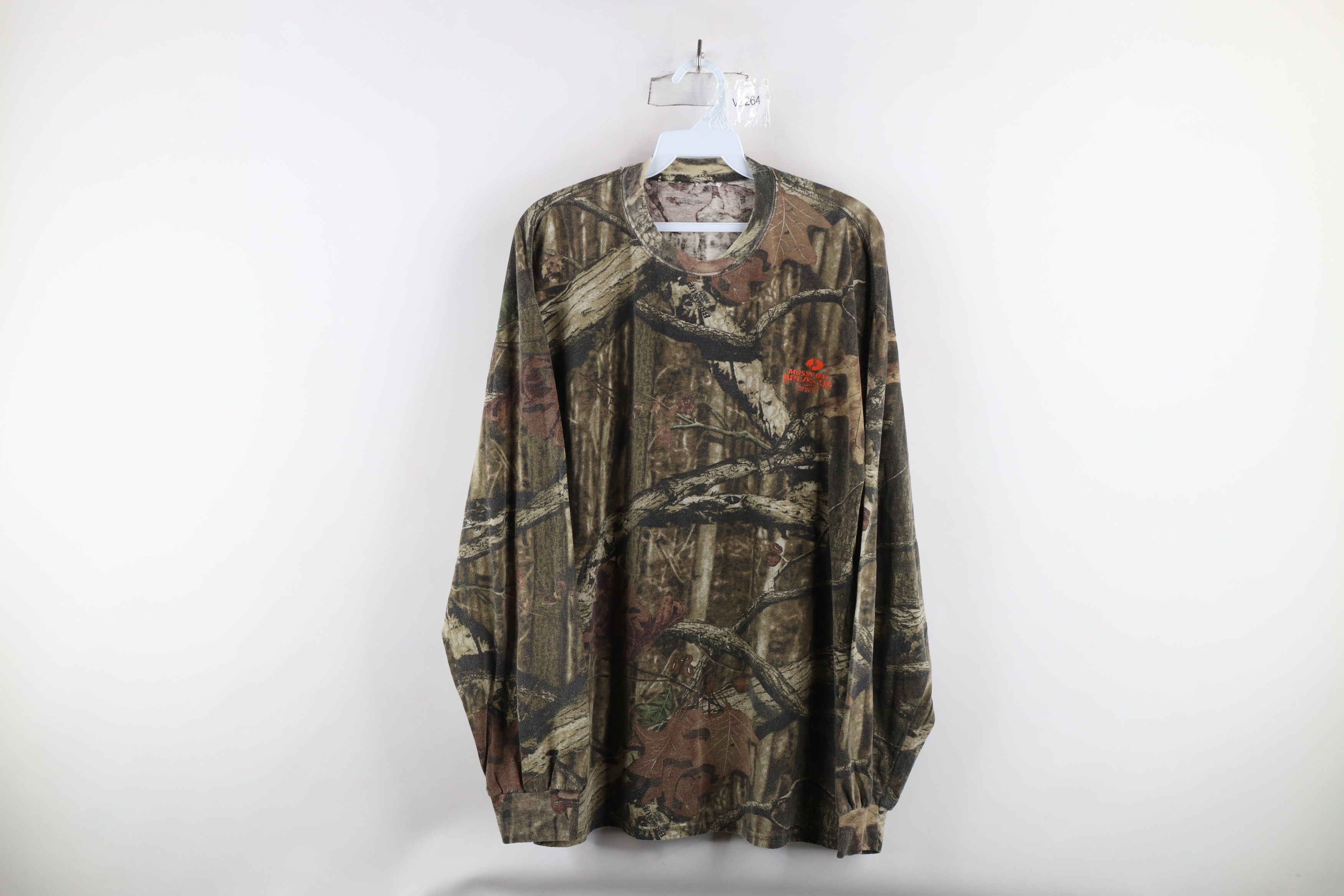 Mossy Oaks × Vintage Vintage Mossy Oak Camouflage Long Sleeve T-Shirt Cotton Size US XL / EU 56 / 4 - 1 Thumbnail
