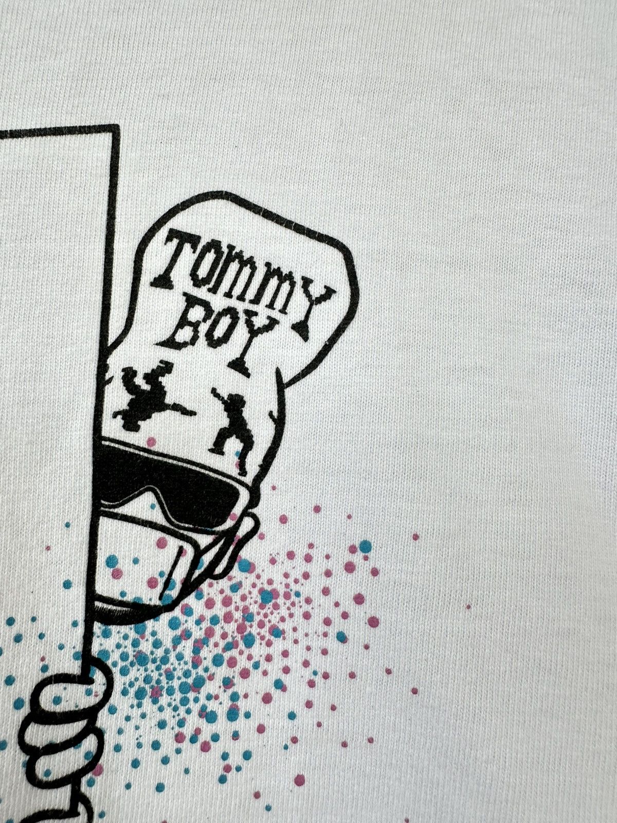 Band Tees Vintage Tommy Boy Hip Hop Band by Bivouac Tee Size US L / EU 52-54 / 3 - 3 Thumbnail