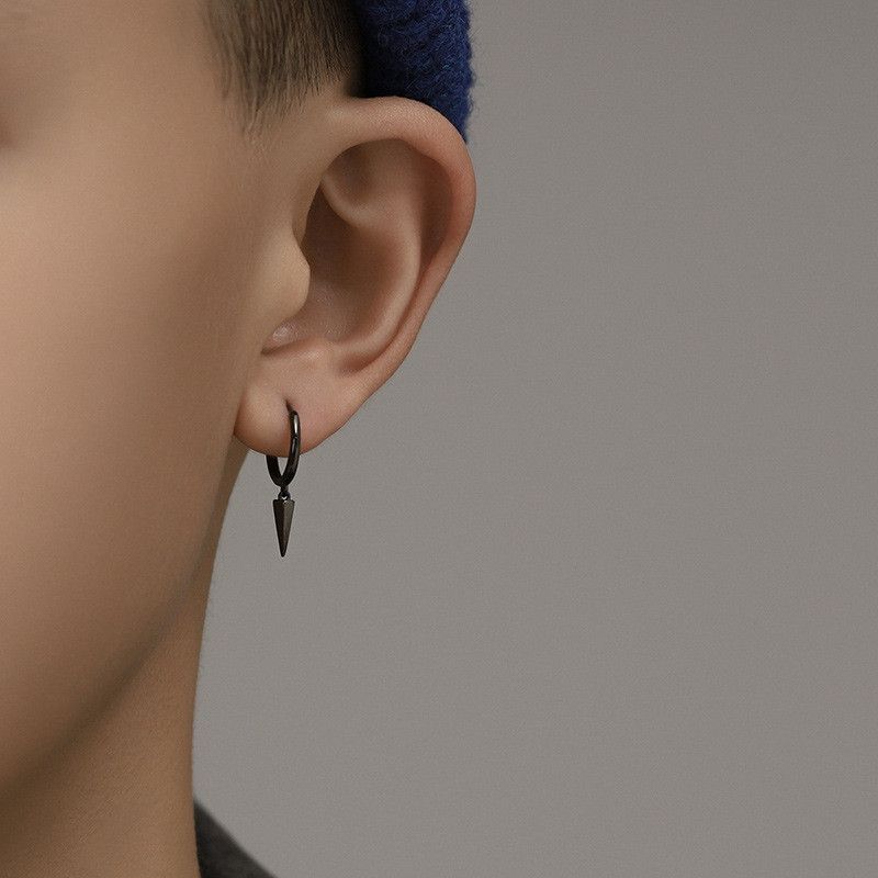 Jewelry × Sterling Silver Retro Earrings One Pairs Chrome Jewelry Size ONE SIZE - 3 Thumbnail