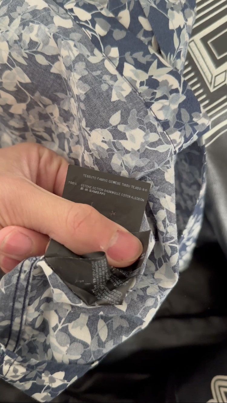 Saint Laurent Paris × Yves Saint Laurent Saint laurent slp 14ss blue floral short sleeve shirt Size US M / EU 48-50 / 2 - 3 Thumbnail