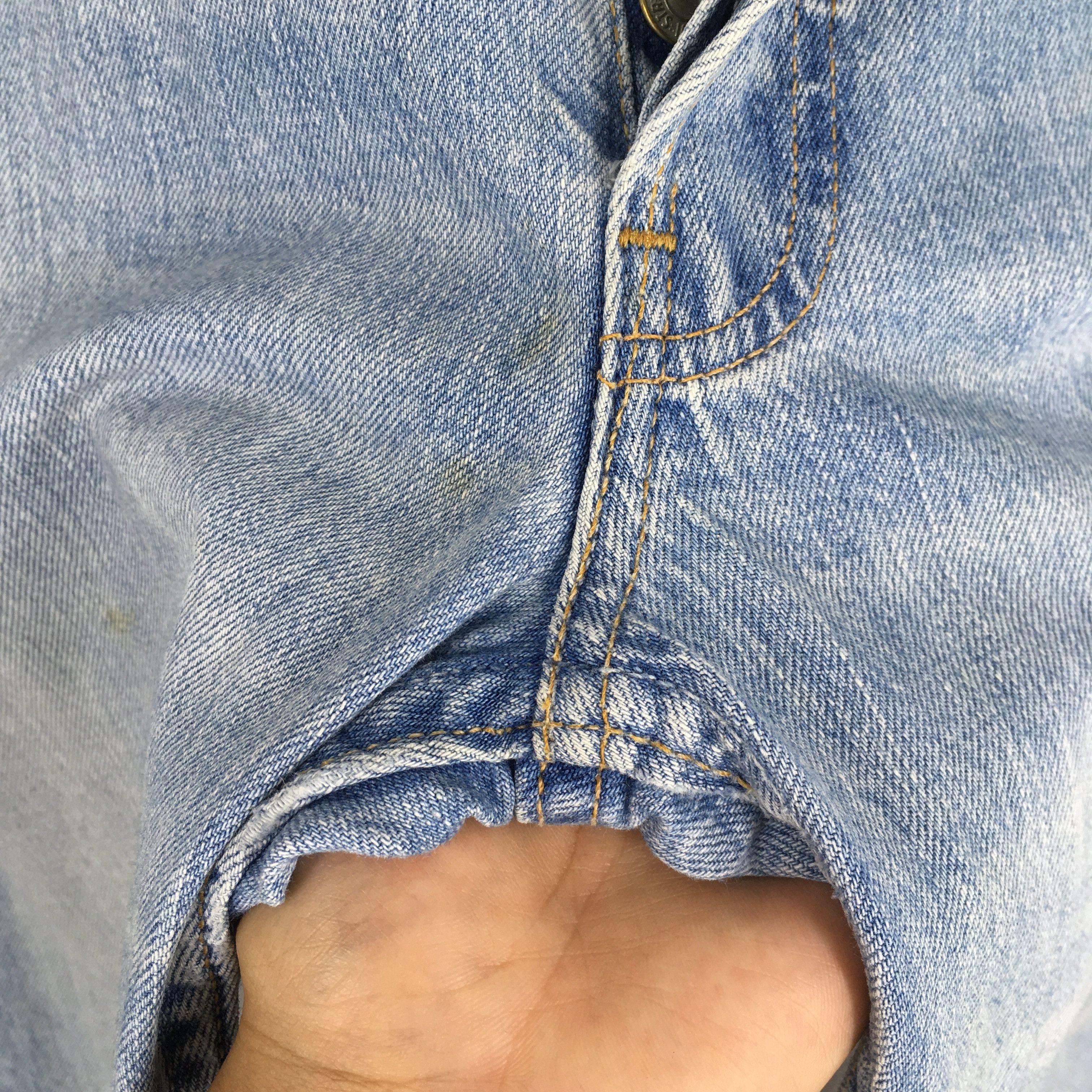 Levi's Size 32x30 Vintage 80s Levi's 501 Faded Blue Jeans S584 Size US 32 / EU 48 - 7 Thumbnail