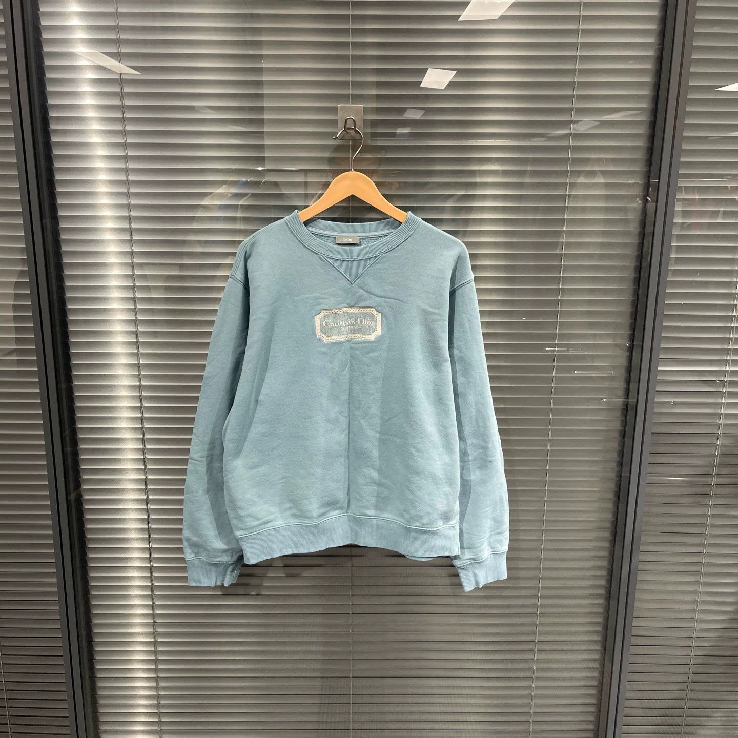 Dior Dior Logo Embroidered Crewneck Sweatshirt M Size US M / EU 48-50 / 2 - 1 Thumbnail
