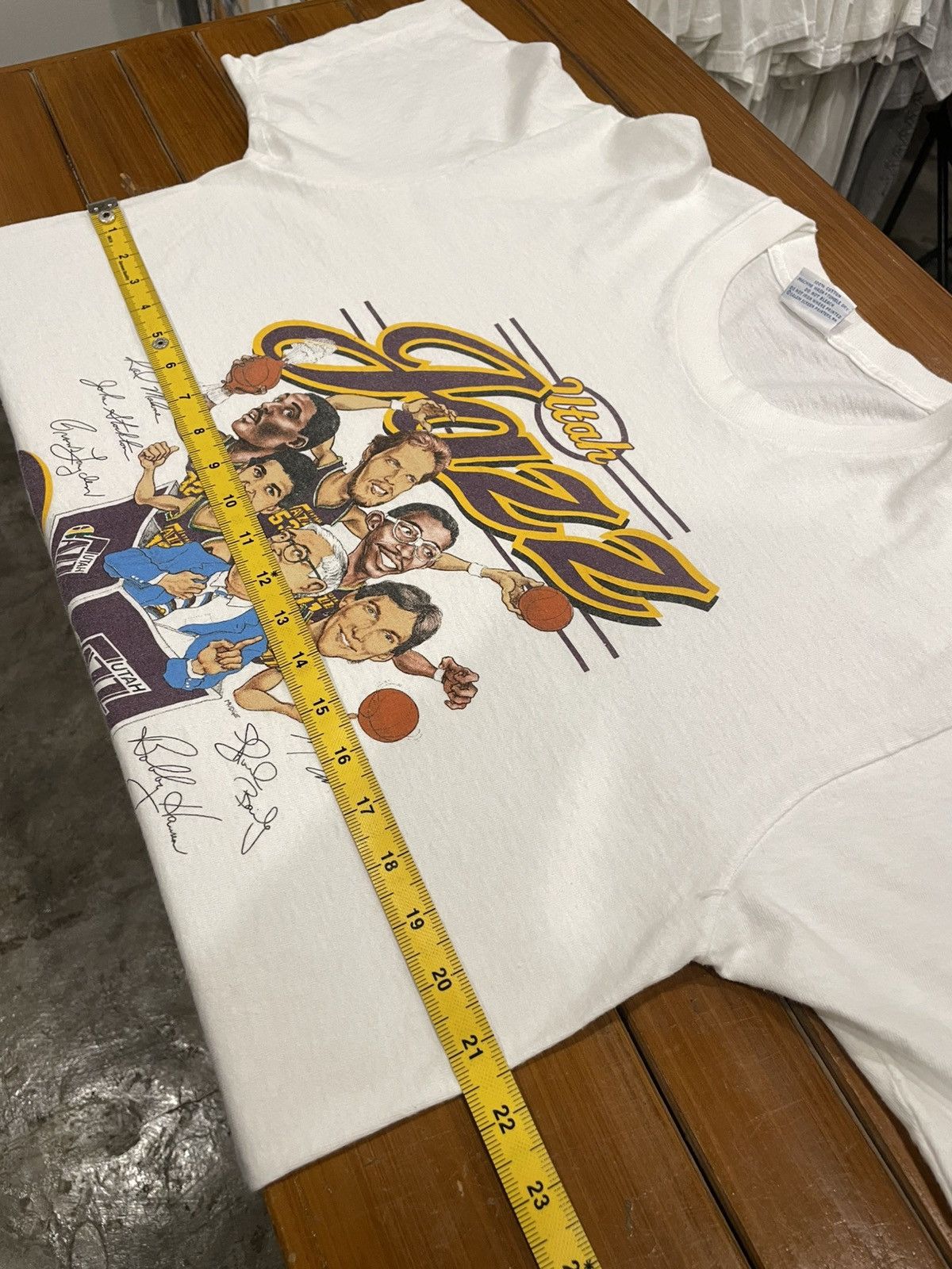 NBA Vintage 80s NBA Utah Jazz 6 Pack T-Shirt Size US L / EU 52-54 / 3 - 9 Thumbnail
