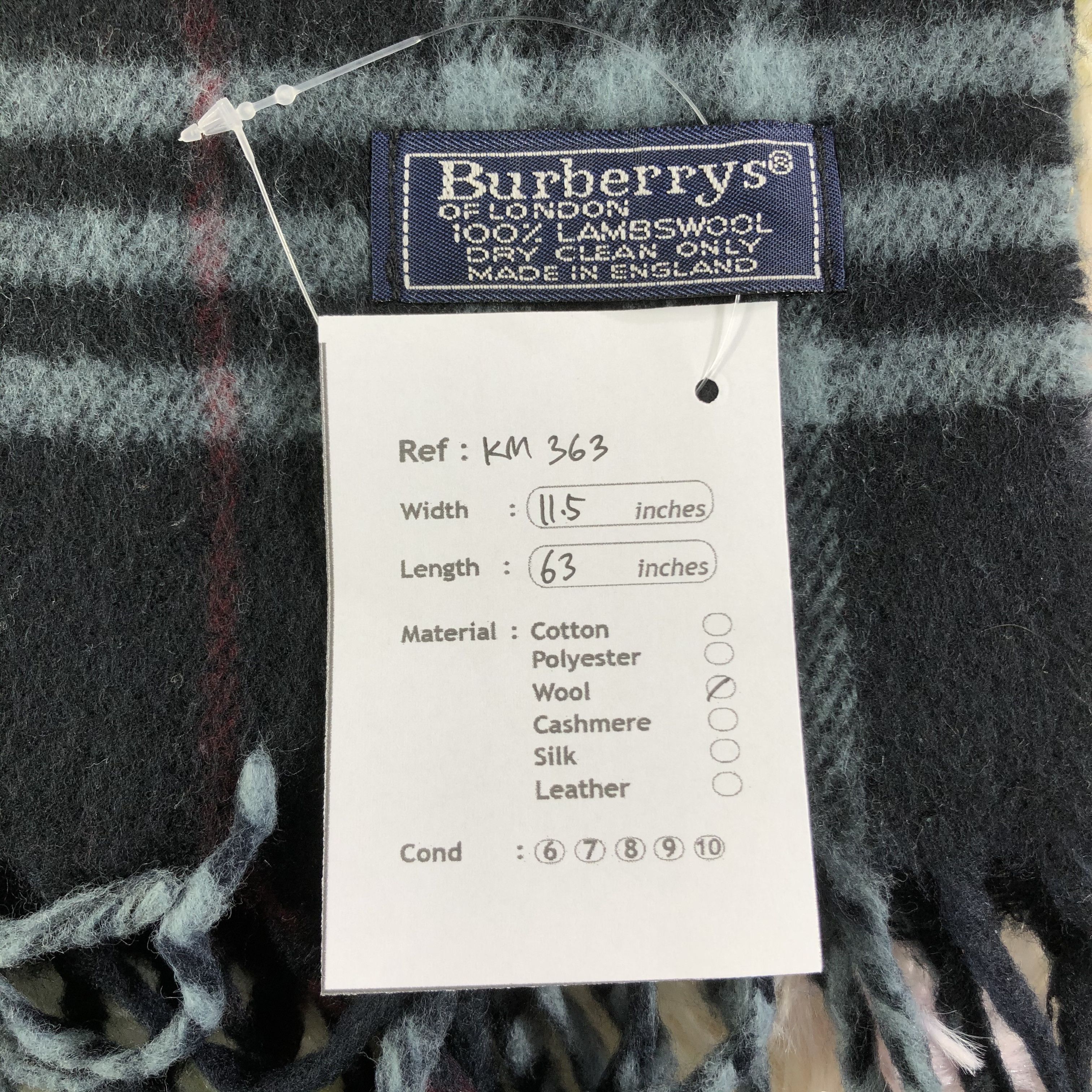 Burberry × Vintage Burberry Scarf / Muffler / Neckwear - KM363 Size ONE SIZE - 5 Thumbnail