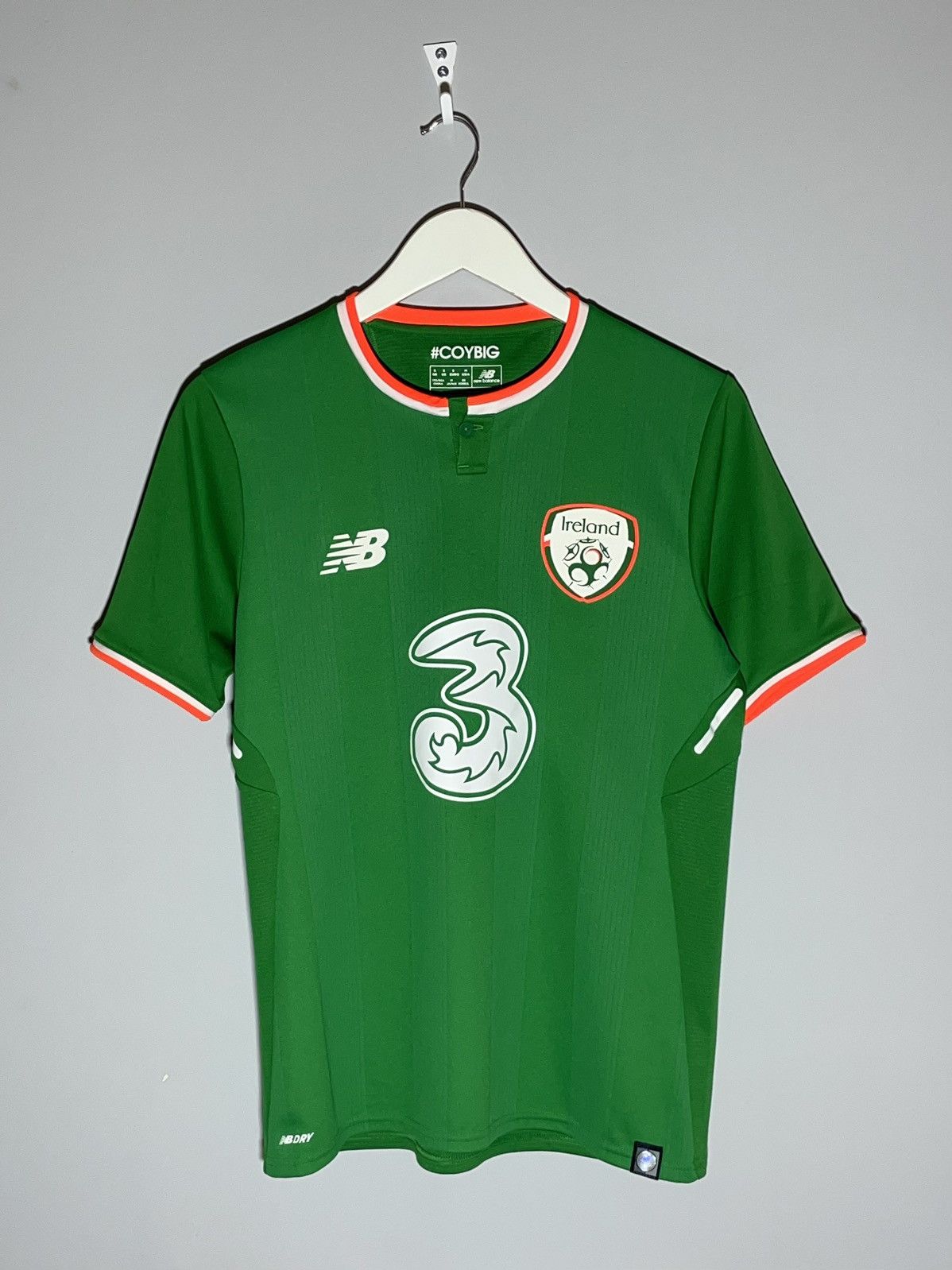 New Balance National Team Ireland 2017 Home Y2k Football Shirt Size US S / EU 44-46 / 1 - 1 Thumbnail