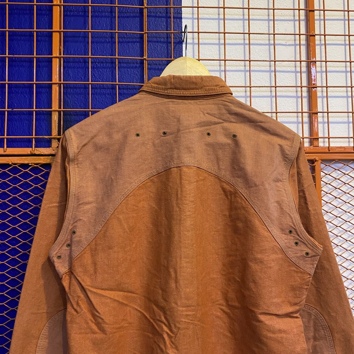 Nigel Cabourn Nigel Cabourn Shirt Button Up Military Pocket Japanese Brand Size US M / EU 48-50 / 2 - 9 Thumbnail
