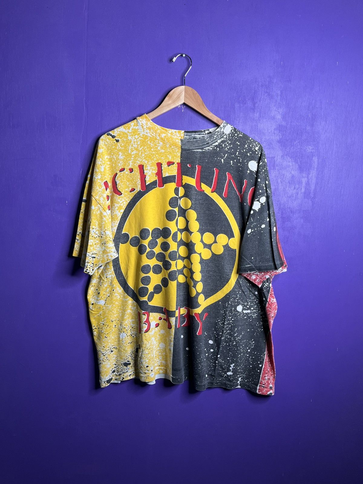 Band Tees × Vintage Vintage 90s U2 Achtung zoo tv pentagram AOP t-shirt Size US XXL / EU 58 / 5 - 1 Thumbnail
