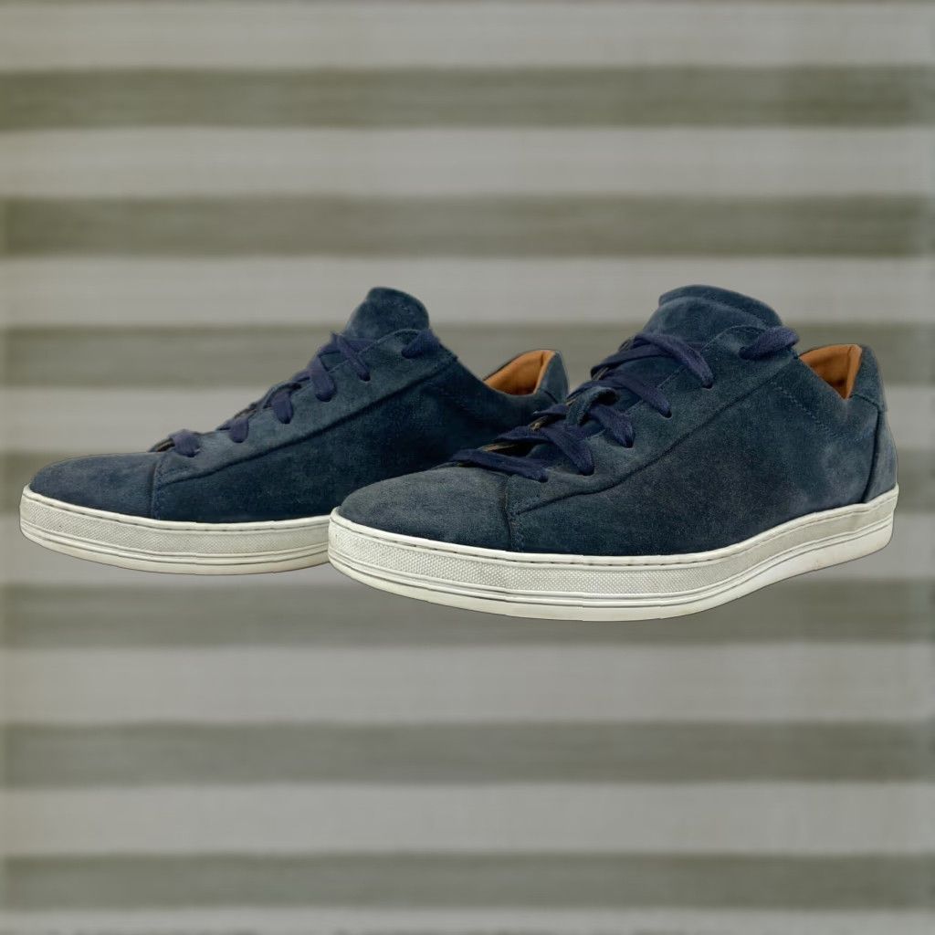 To Boot New York Too Boot New York Ranger Low-Top Sneakers Mens Navy Suede Made in Italy Size 7.5 M Size US 8 / EU 41 - 1 Thumbnail