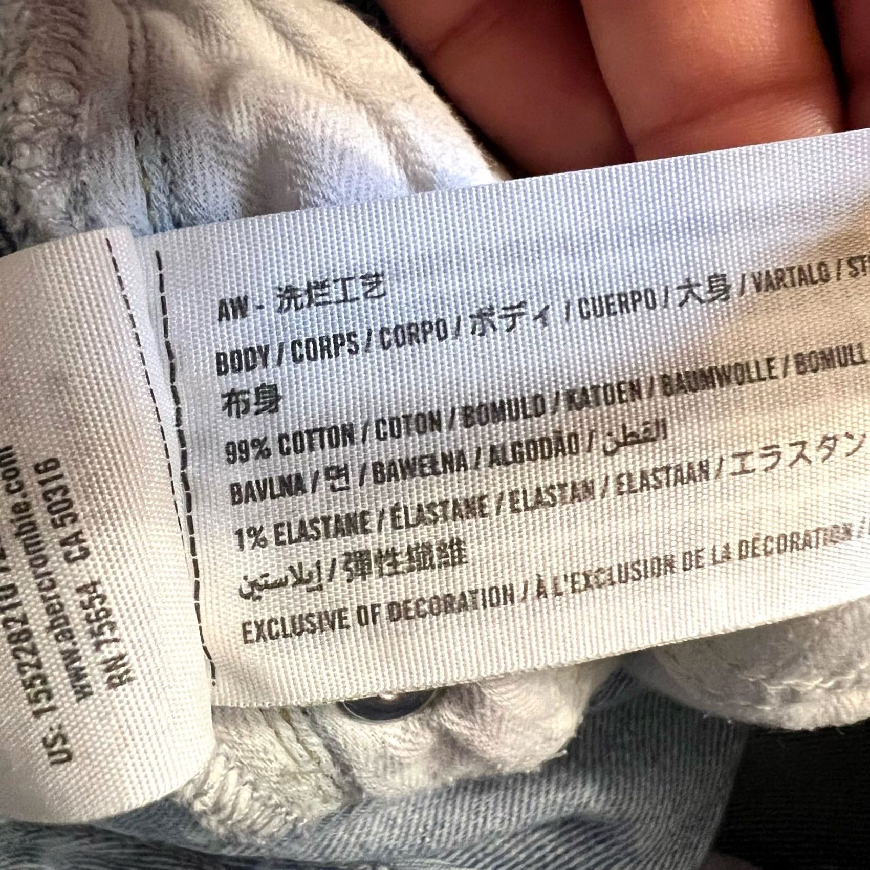 Abercrombie & Fitch Abercrombie & Fitch Jeans Womens 26 Regular Blue 90s Straight High Rise Criss Cross Jeans Womens 26 Blue 90s Straight High Rise Criss Cross Size 26" / US 2 / IT 38 - 7 Thumbnail