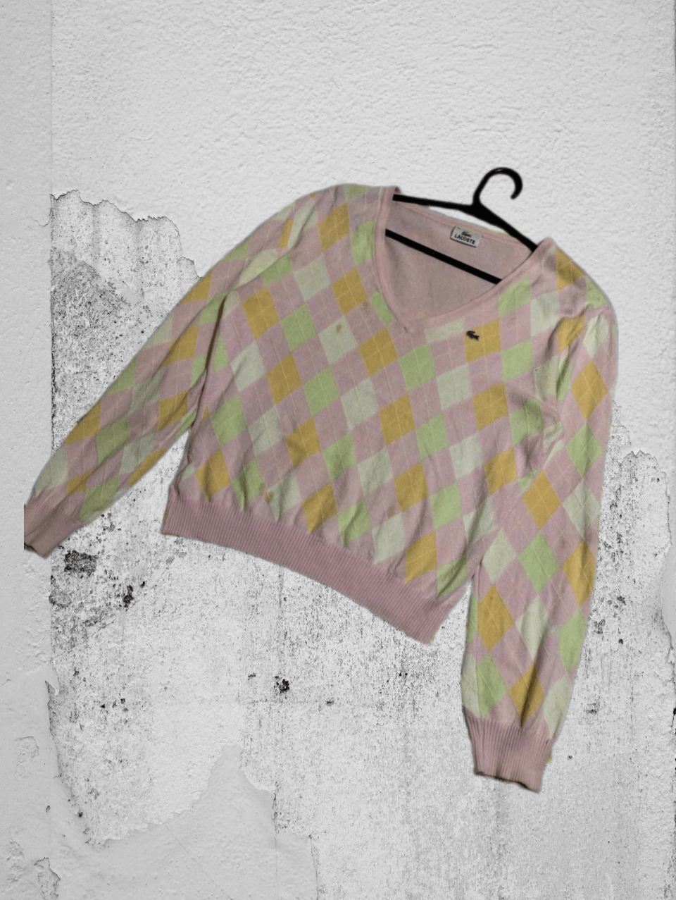 Lacoste Rare Vintage Lacoste Chemise Crewneck Knit Sweater Pink Size US S / EU 44-46 / 1 - 1 Thumbnail