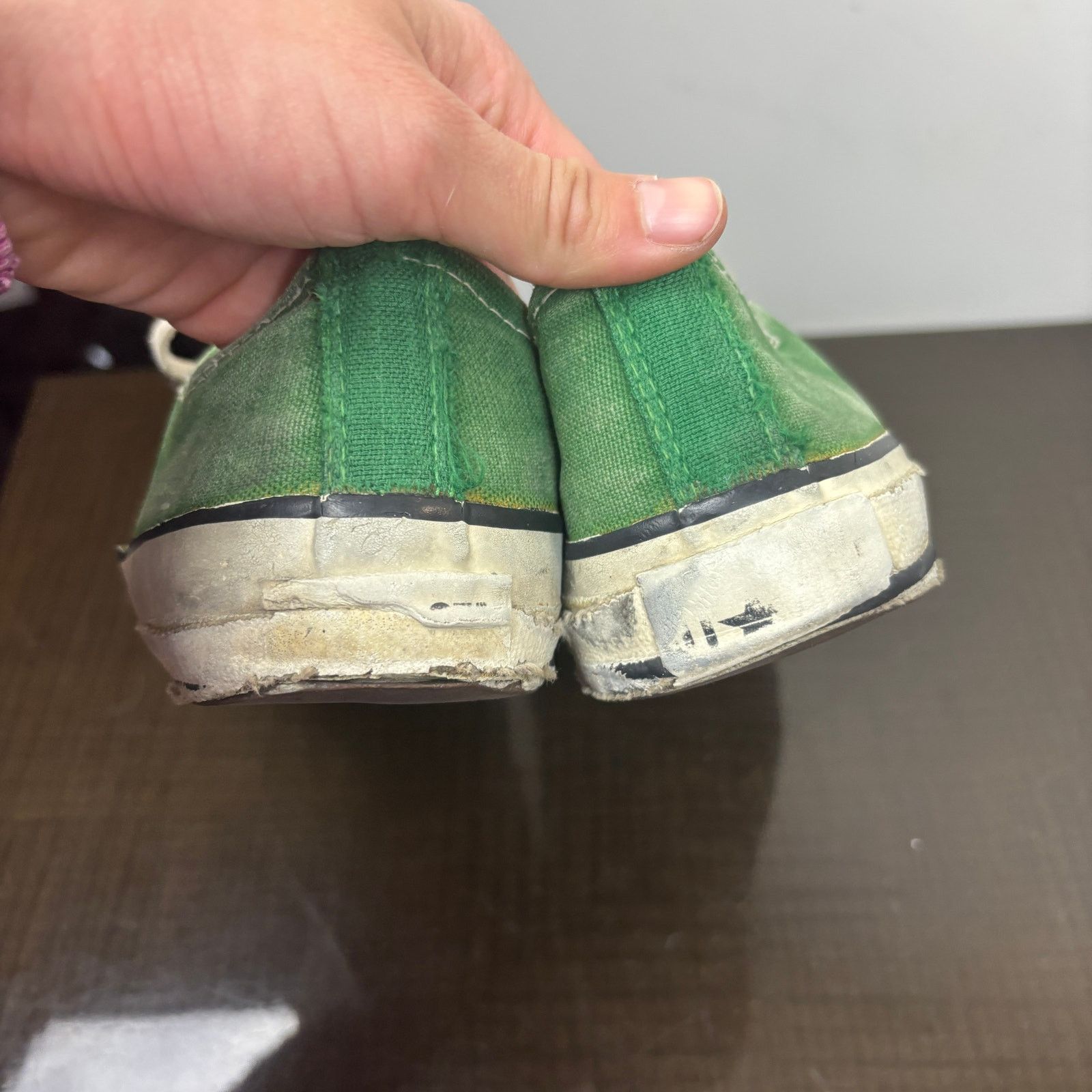 Converse Vintage 80s Converse Low Shoes Sneakers Green Men's Size 6 Size US 6 / EU 39 - 12 Thumbnail
