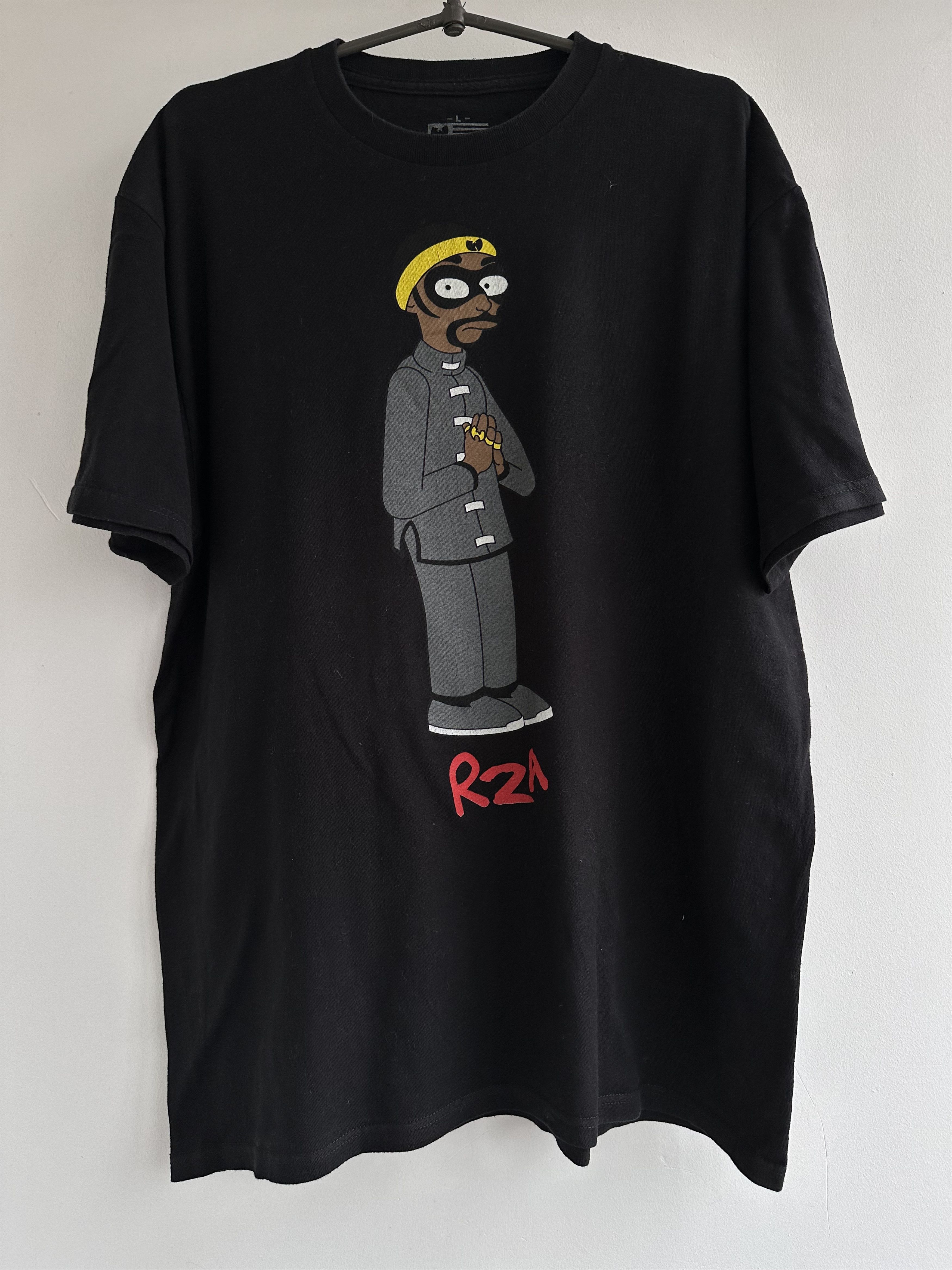 image of Rap Tees x Vintage Wu-Tang Rza Vintage T Shirt in Black, Men's (Size Large)