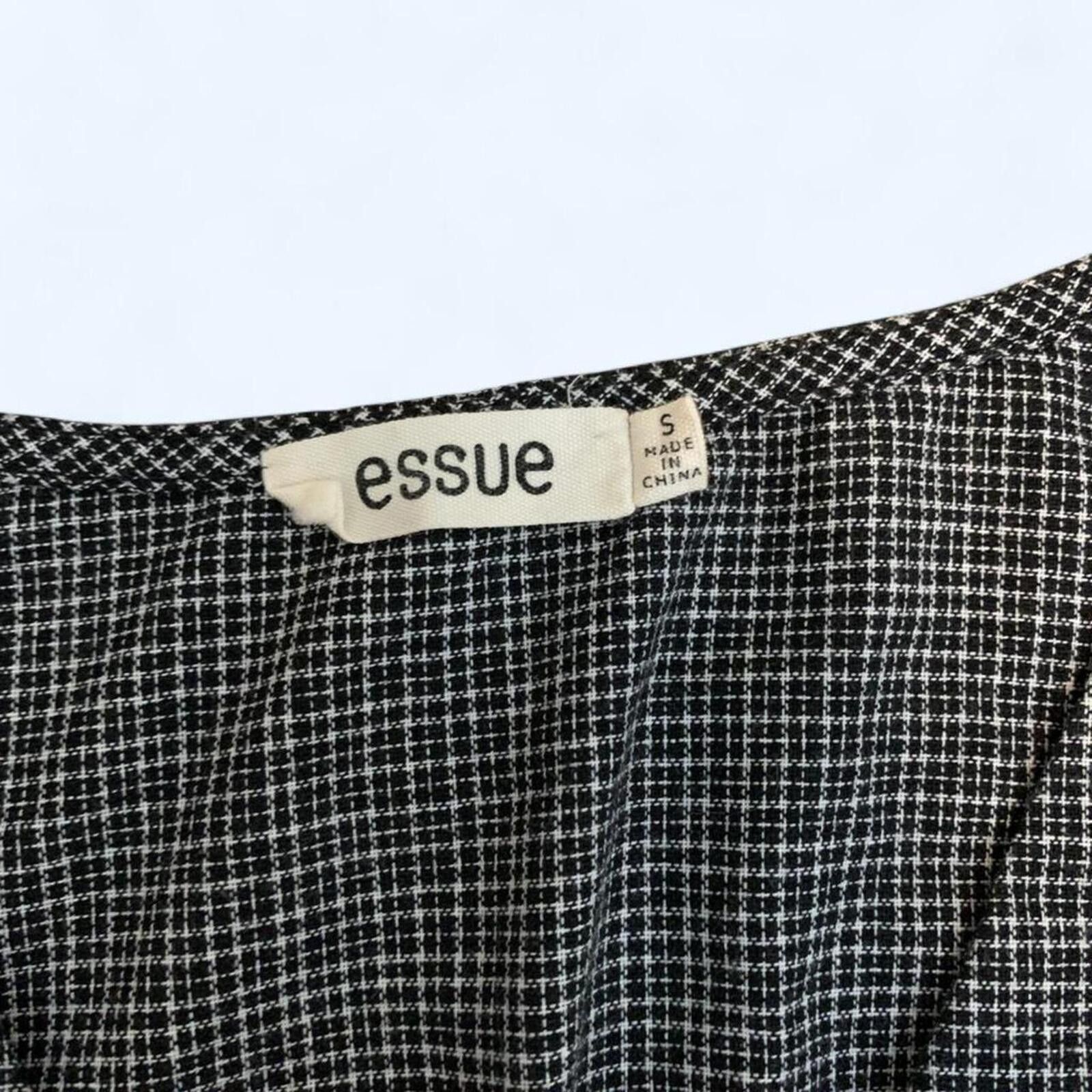 Other Pleated plaid button up blouse with ruffled 3/4 sleeves Size S / US 4 / IT 40 - 4 Thumbnail
