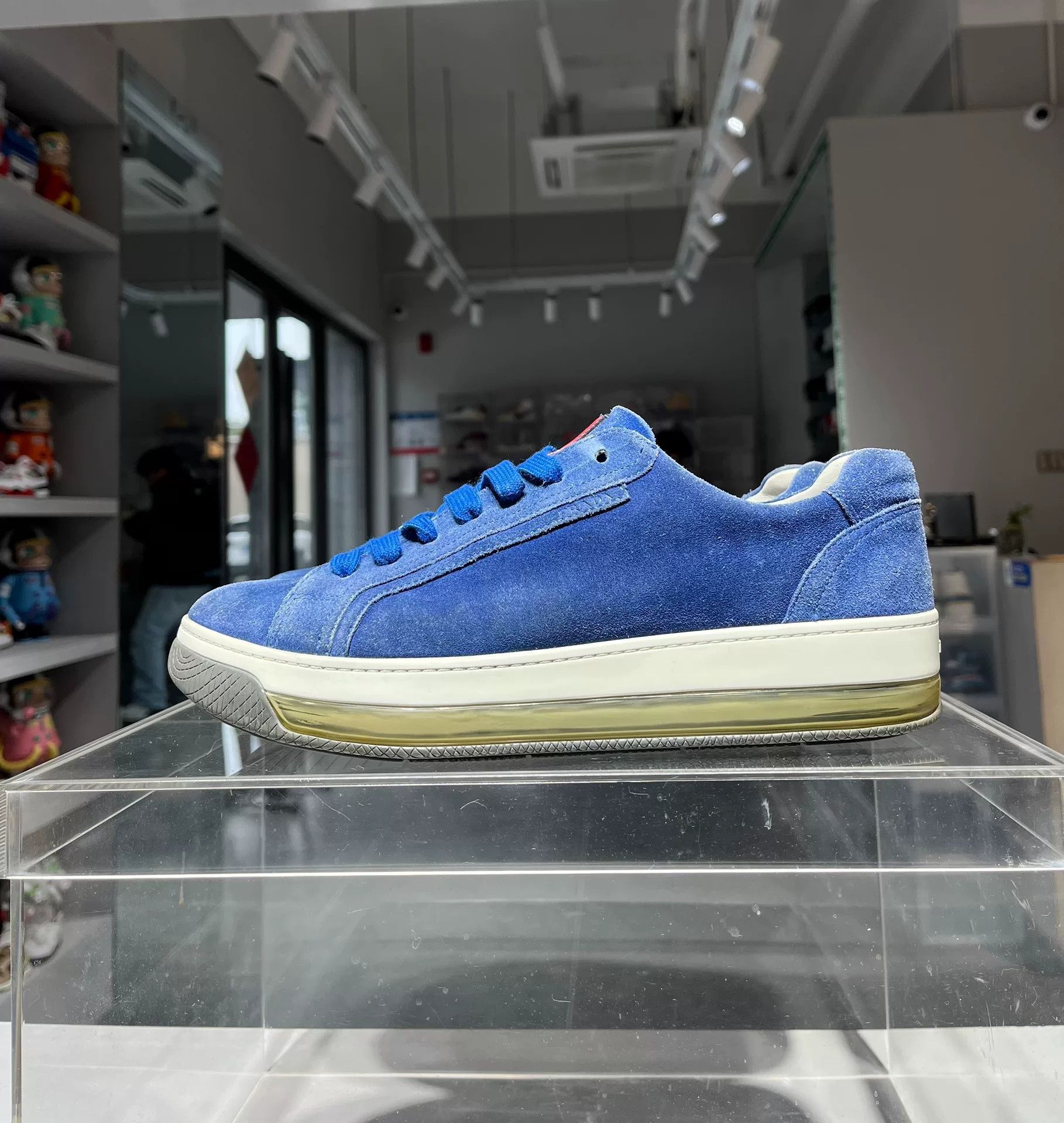 Prada Prada Blue Lowtop Sneakers 8.5 Men Size US 8.5 / EU 41-42 - 1 Thumbnail