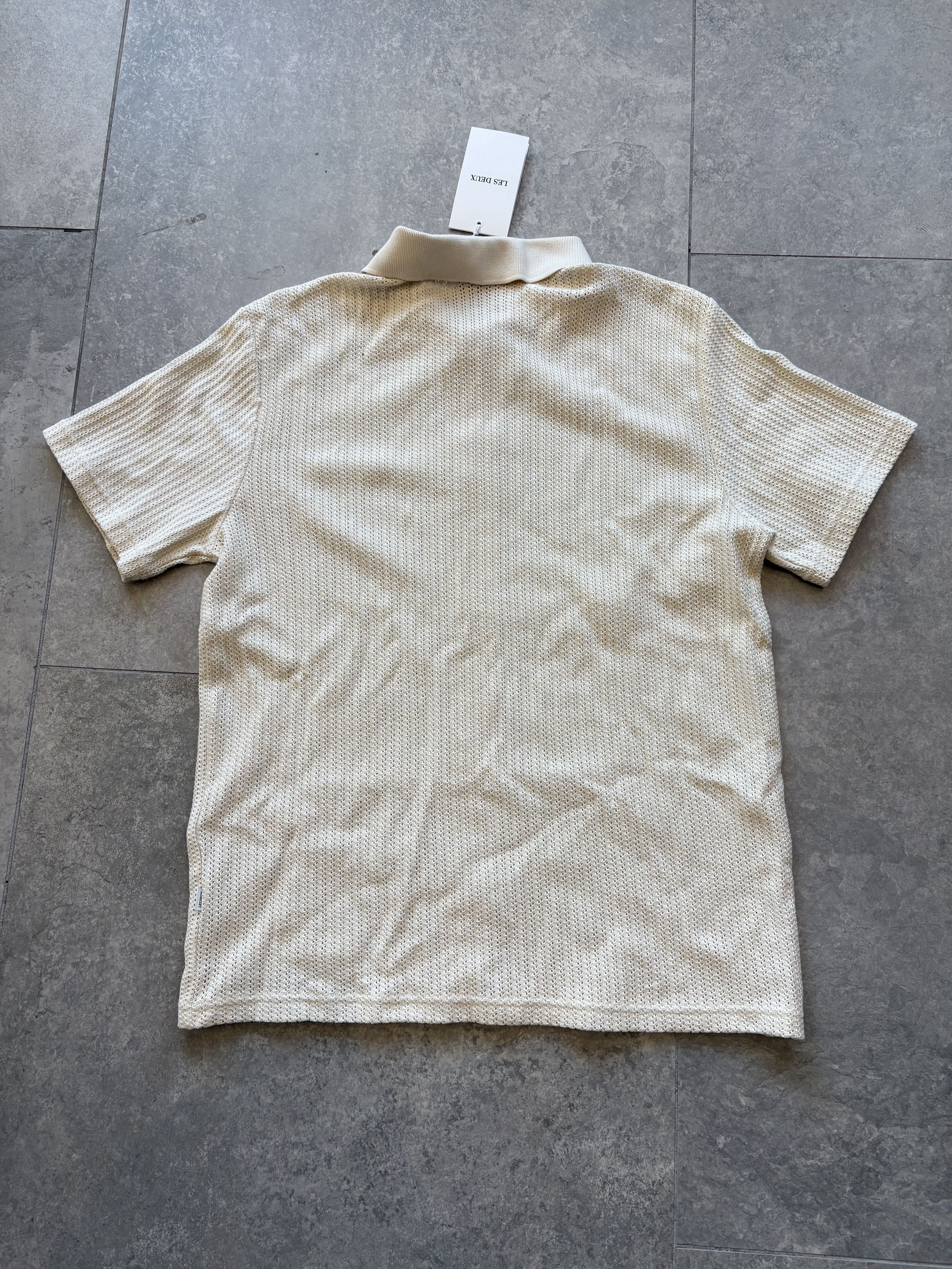 Les Deux Axel SS Shirt - Light Ivory Size US L / EU 52-54 / 3 - 2 Thumbnail