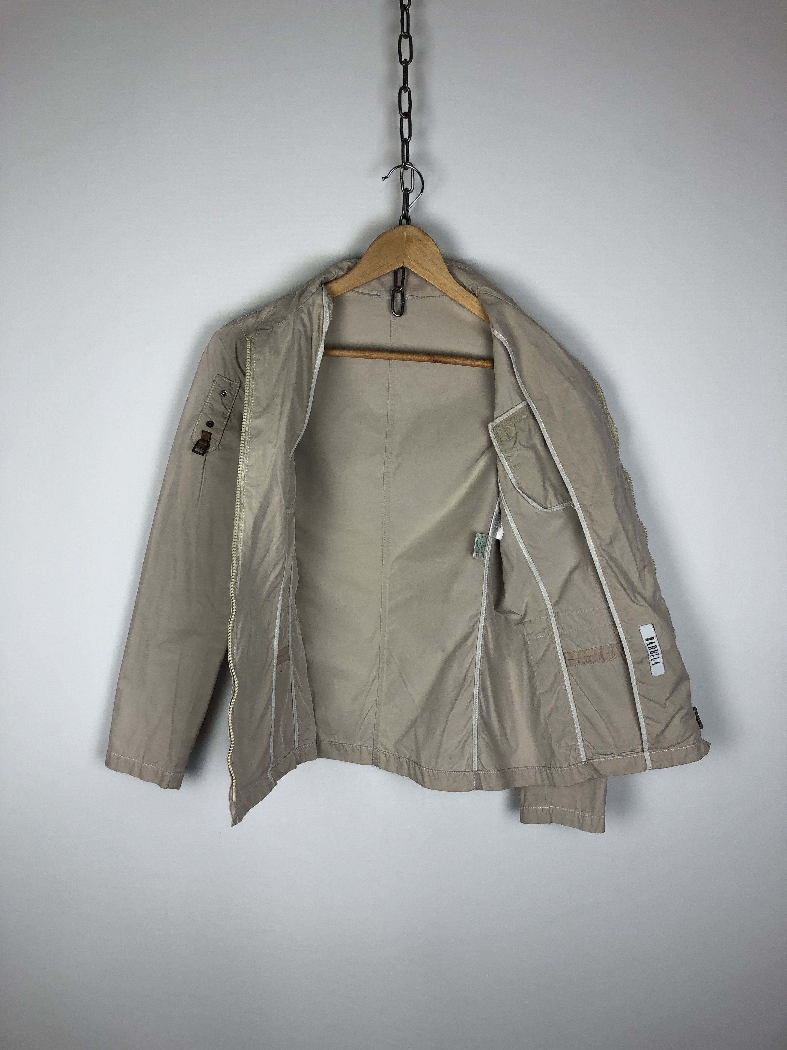 Marella Marella by Max Mara Jacket Beige size US6 Size M / US 6-8 / IT 42-44 - 9 Thumbnail