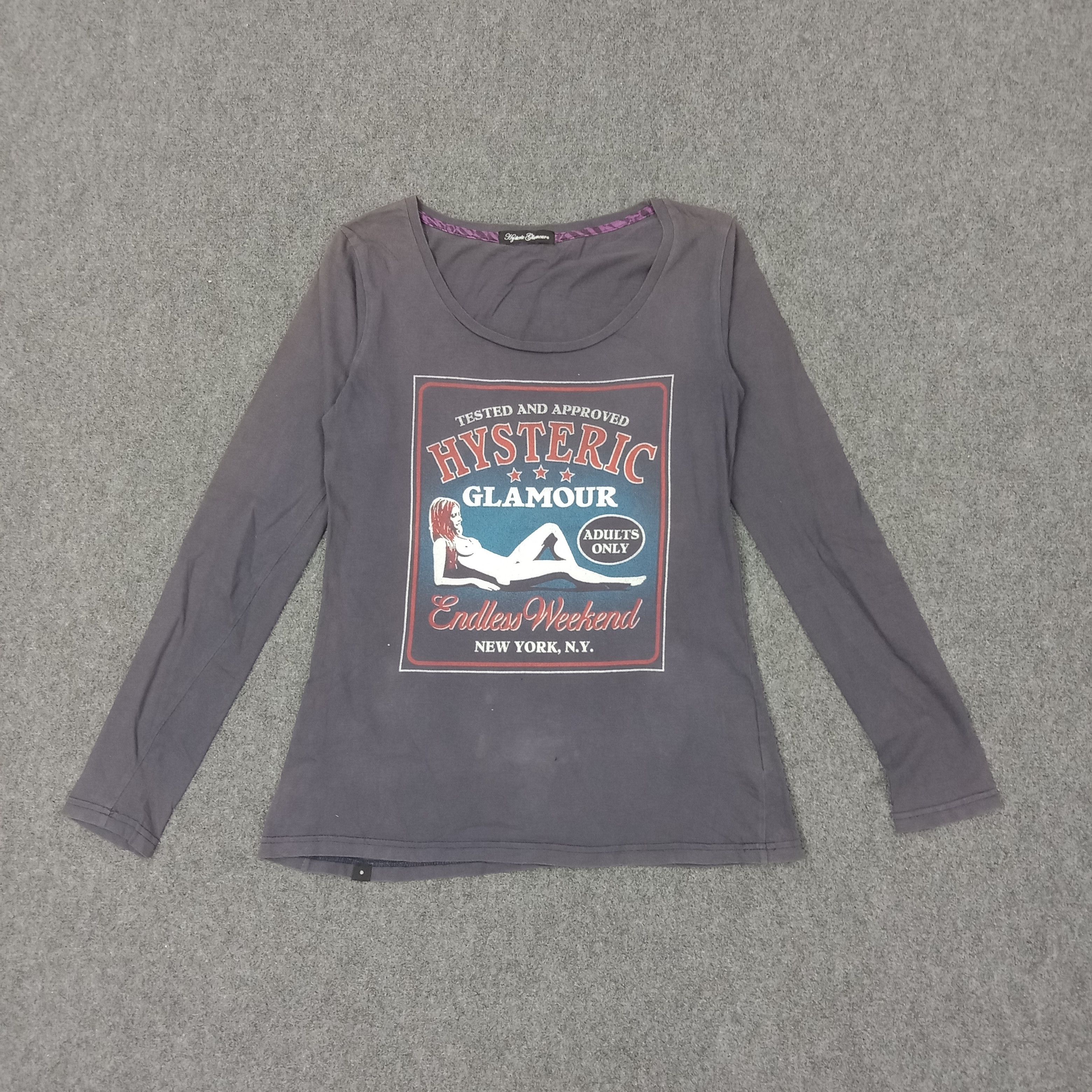 Hysteric Glamour Hysteric Glamour Japanese Brand Naked Tshirt C223N23 Size S / US 4 / IT 40 - 1 Thumbnail
