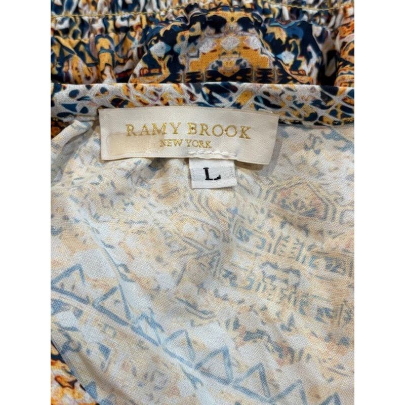 Ramy Brook 🌞 Ramy Brook Paris Printed Dress – Size Large 🌞 Size L / US 10 / IT 46 - 9 Thumbnail