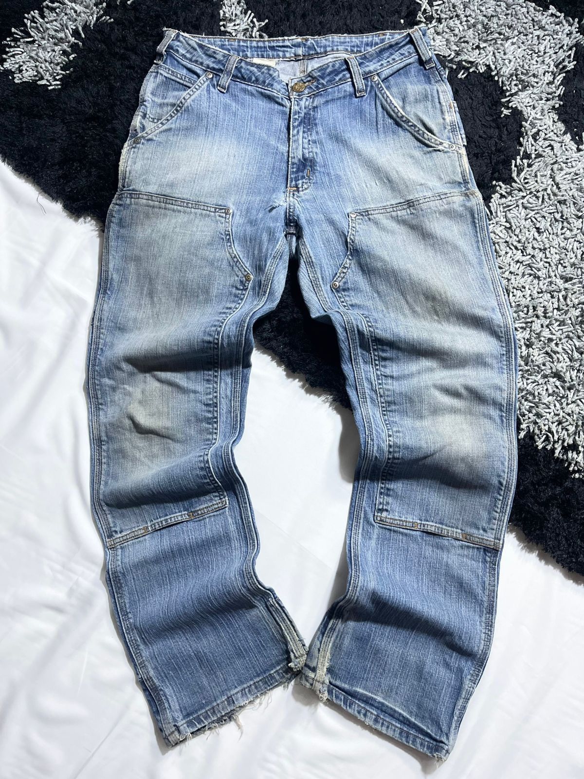 Carhartt × Vintage Vintage Carhartt Doublee Nee Jeans Size US 32 / EU 48 - 2 Thumbnail