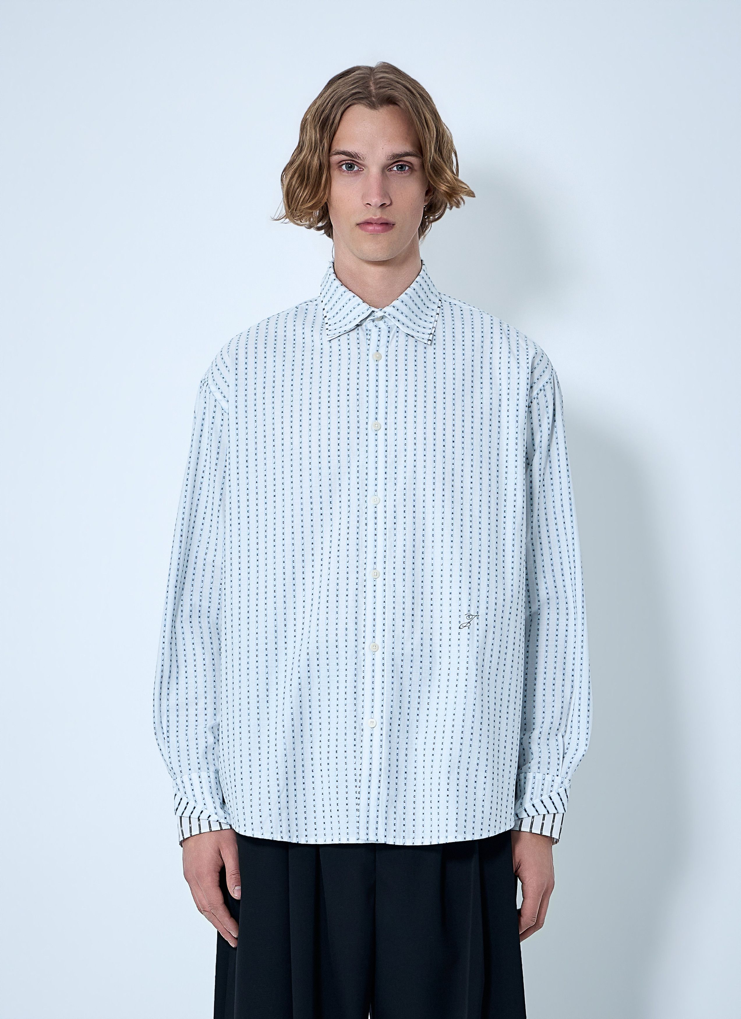Jacquemus Patterned Cotton Poplin Shirt Size US XL / EU 56 / 4 - 1 Thumbnail