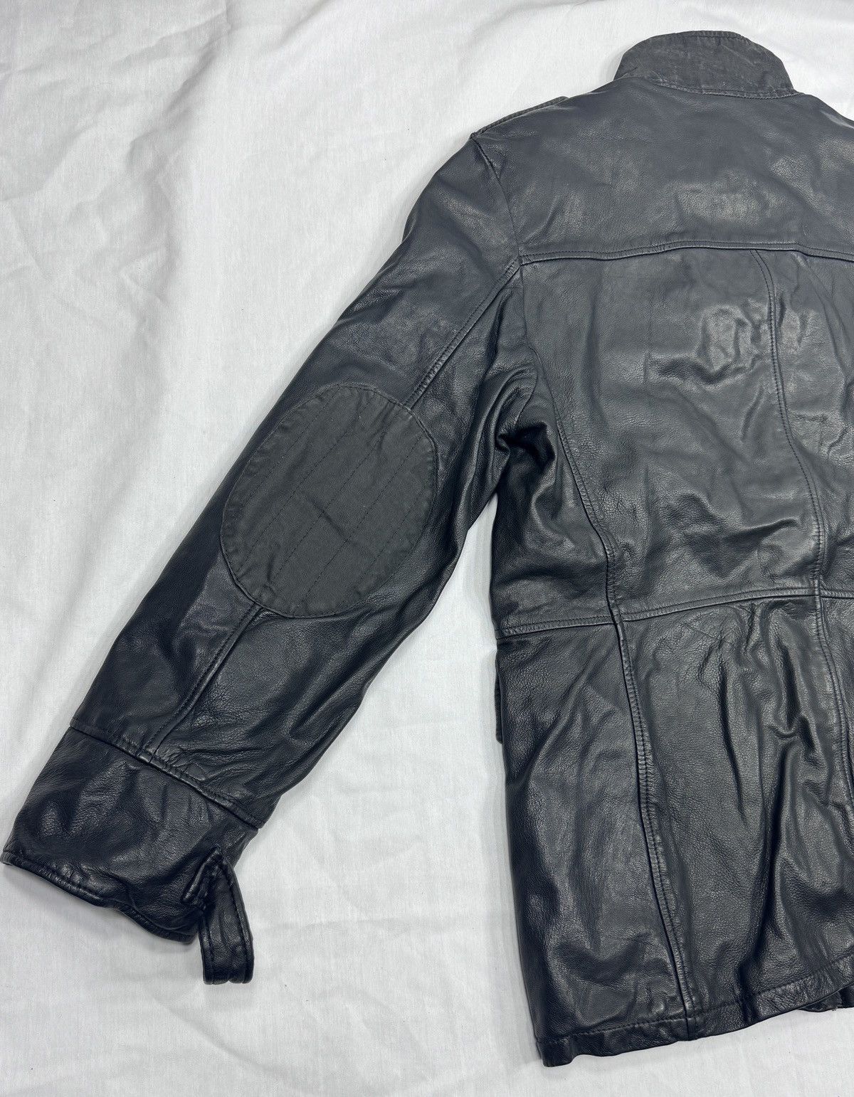 Vintage Compagnia Delle Pelli Military Motorcycle Leather Jacket Size US XXL / EU 58 / 5 - 12 Thumbnail