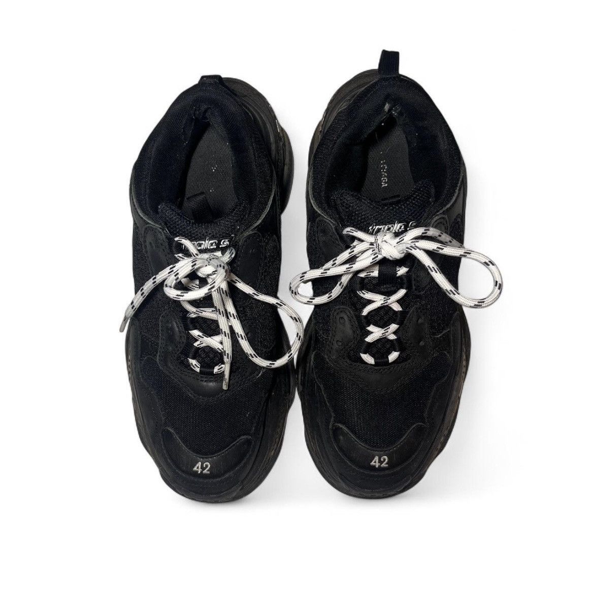 Balenciaga Balenciaga triple S black EU 42 Size US 9 / EU 42 - 7 Thumbnail