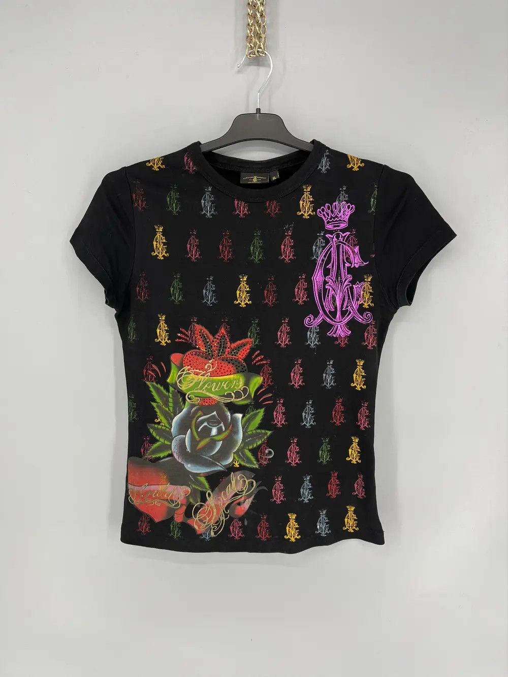 Affliction Ed Hardy Christian Audigier Affliction Made in USA Tshirt Size XL / US 12-14 / IT 48-50 - 1 Thumbnail