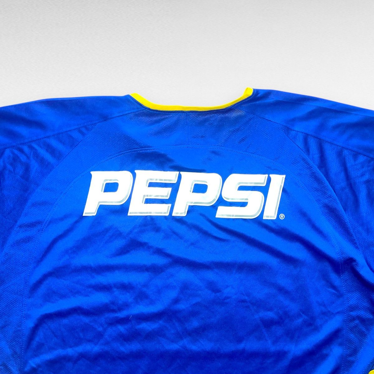 Nike NIKE BOCA JUNIORS 2003-2004 HOME Jersey Futbol Soccer XL Size US XL / EU 56 / 4 - 14 Thumbnail